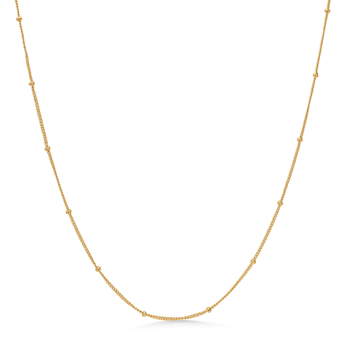 Orbit Halskæde Forgyldt Sølv