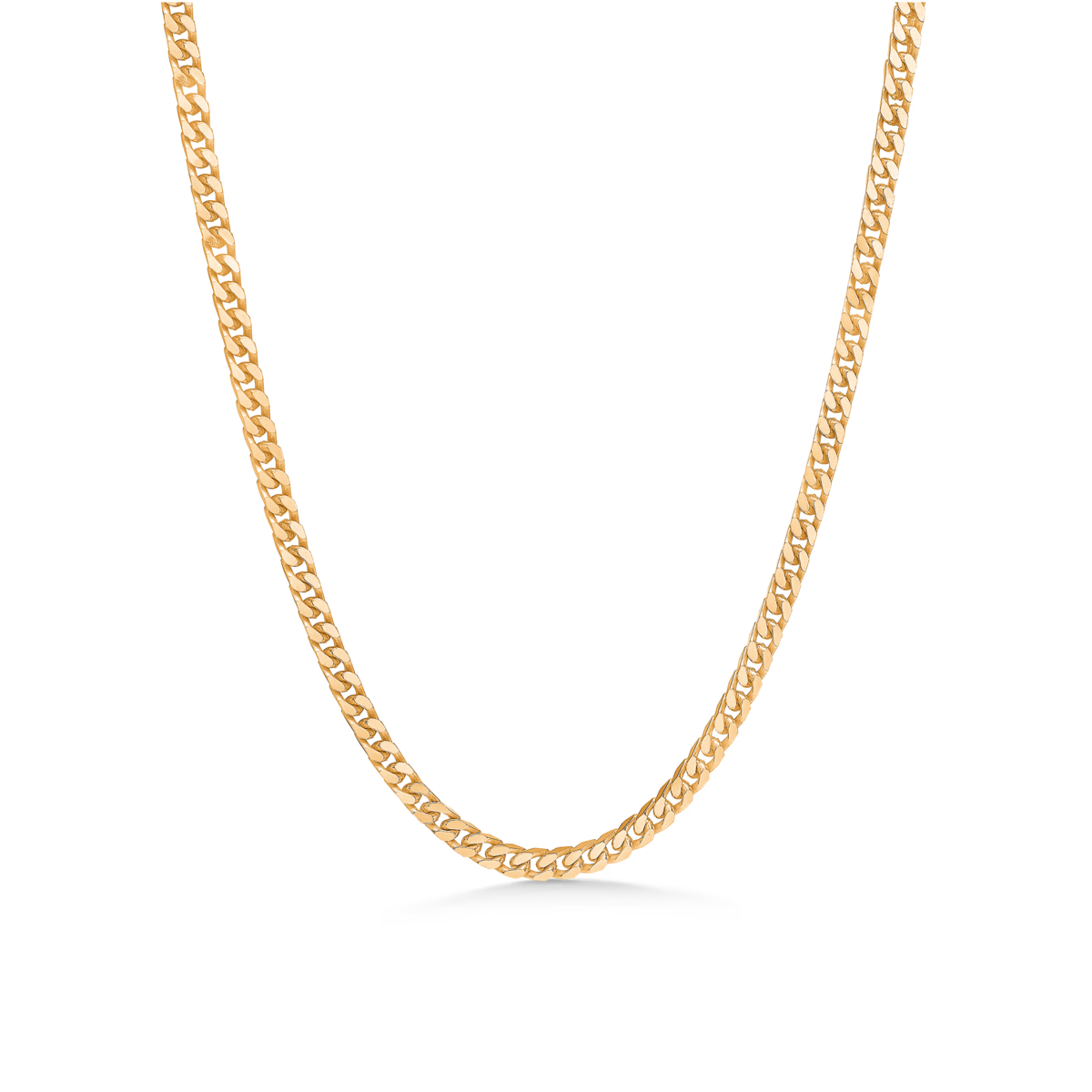 Panser Halskæde Forgyldt Sølv