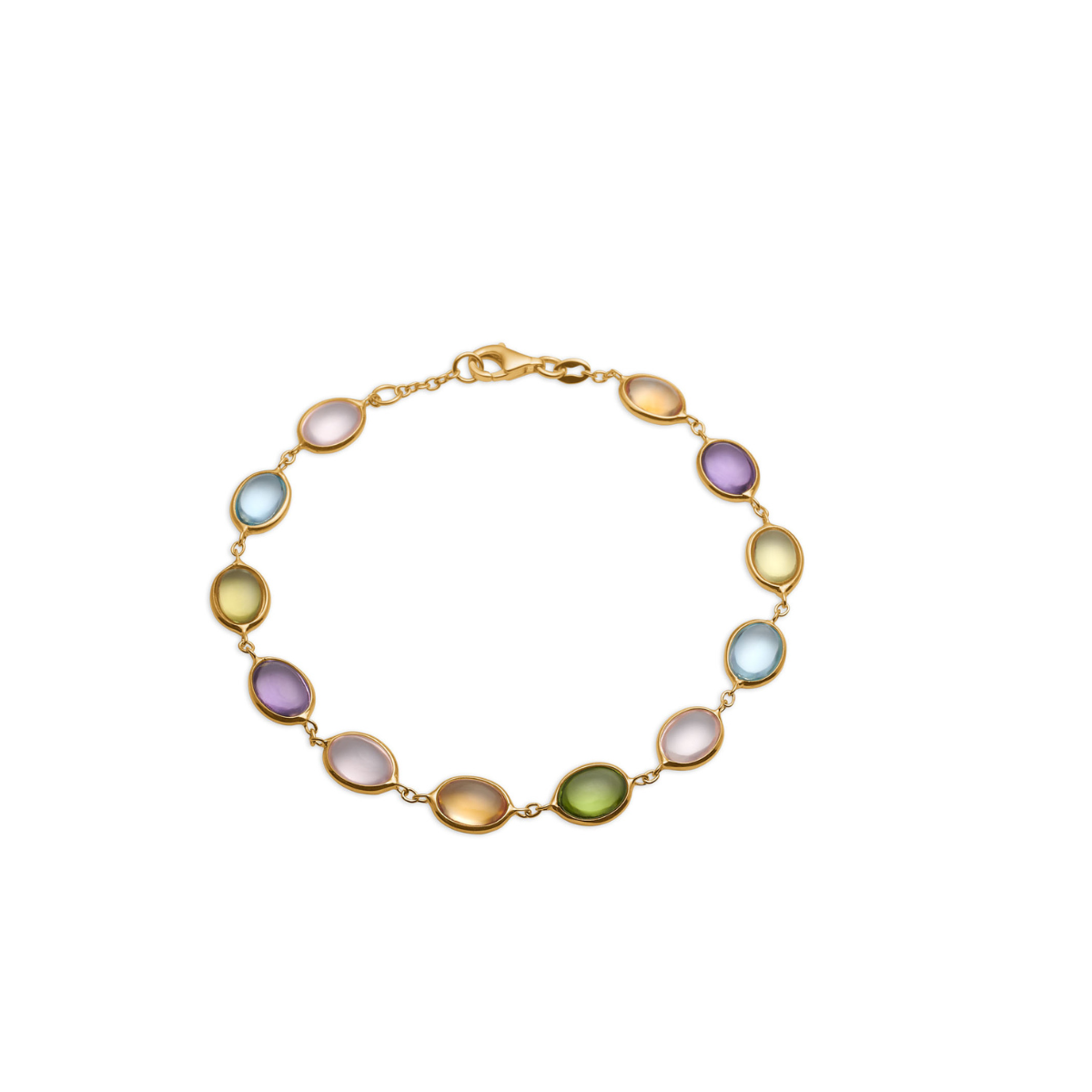 Pastello Ovale Armlænke 14K Guld