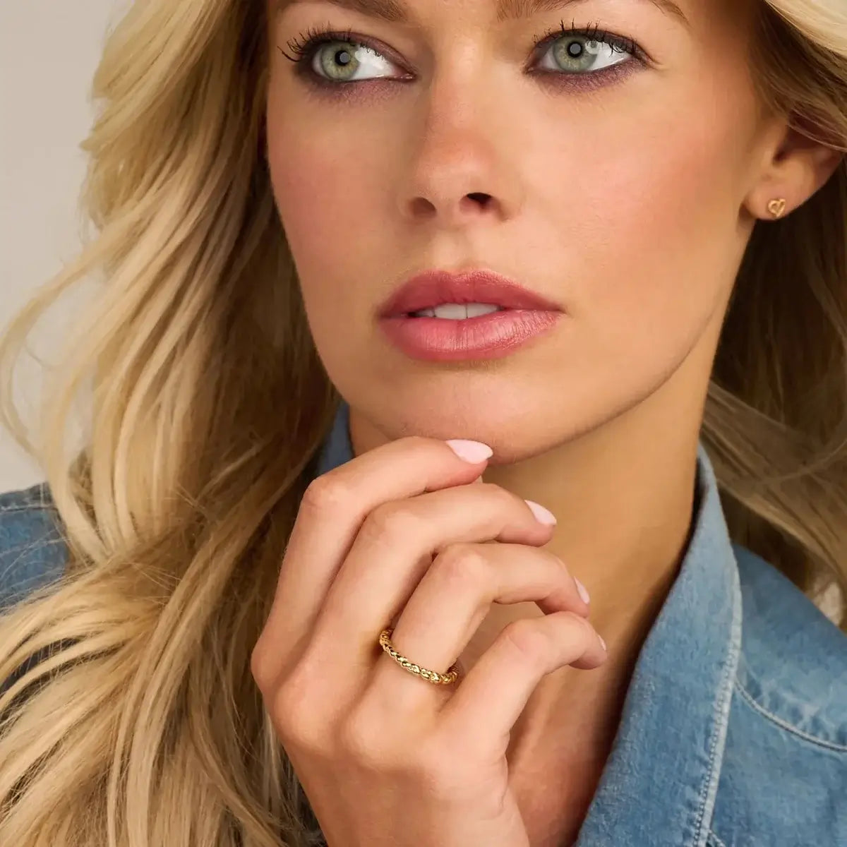 Pebbles Ring Forgyldt Sølv – Ægte håndværk fra Dirks Jewellery