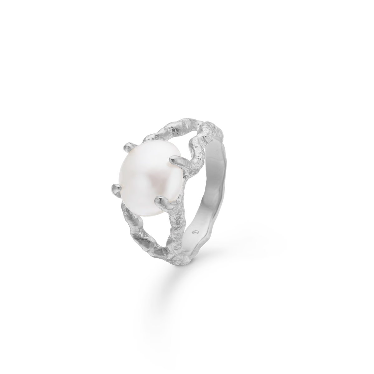 Perma Ring Sølv Perle