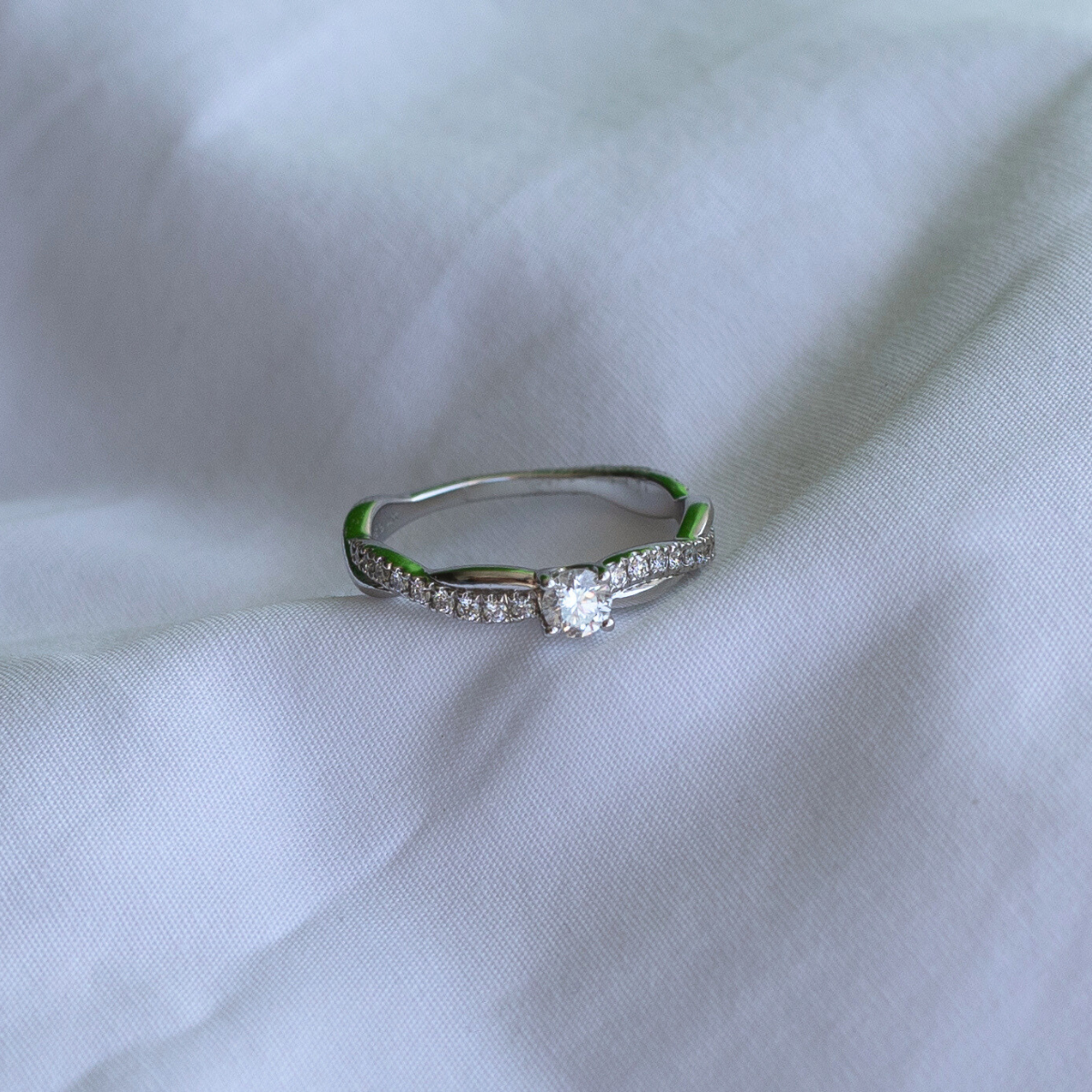 Pollux Ring 14K White Gold – fra Dirks Jewellery | Dirks Jewellery