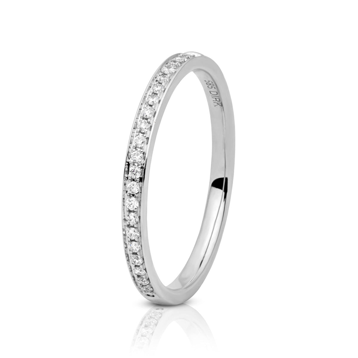 Puzzlering, 14K hvidguld m. brilanter – fra Dirks Jewellery | Dirks Jewellery