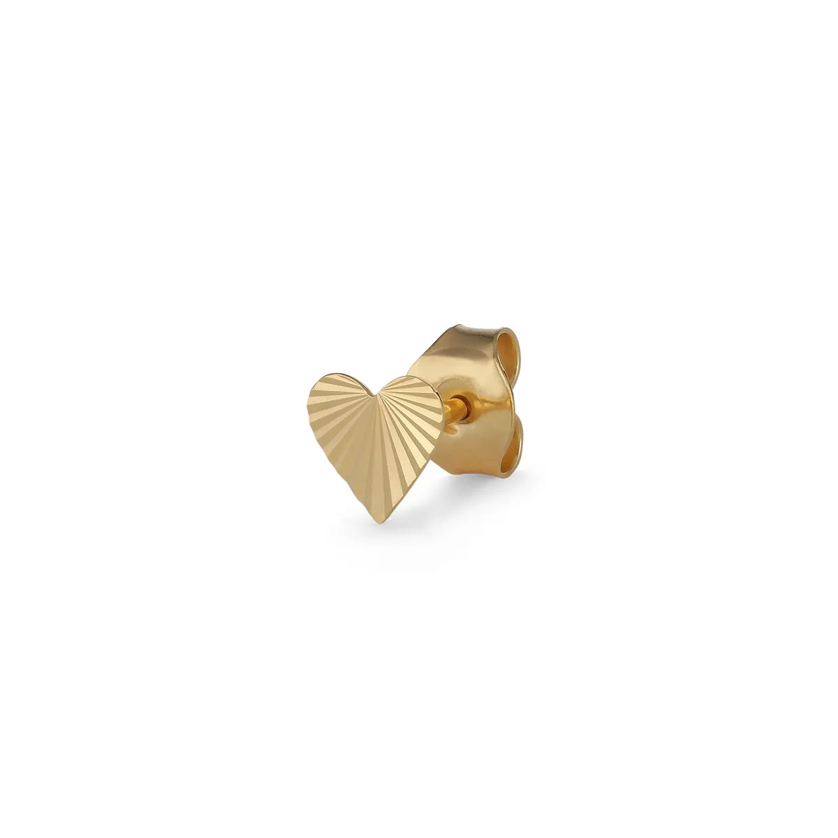 Reflection heart stud forgyldt sølv – fra Jane Kønig | Dirks Jewellery