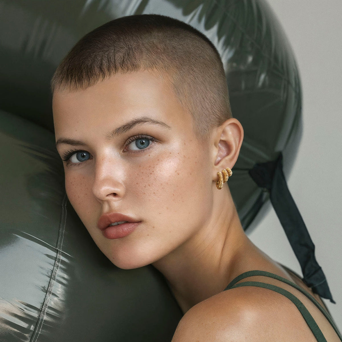 Seashell Secrets Øreringe Forgyldt Sølv