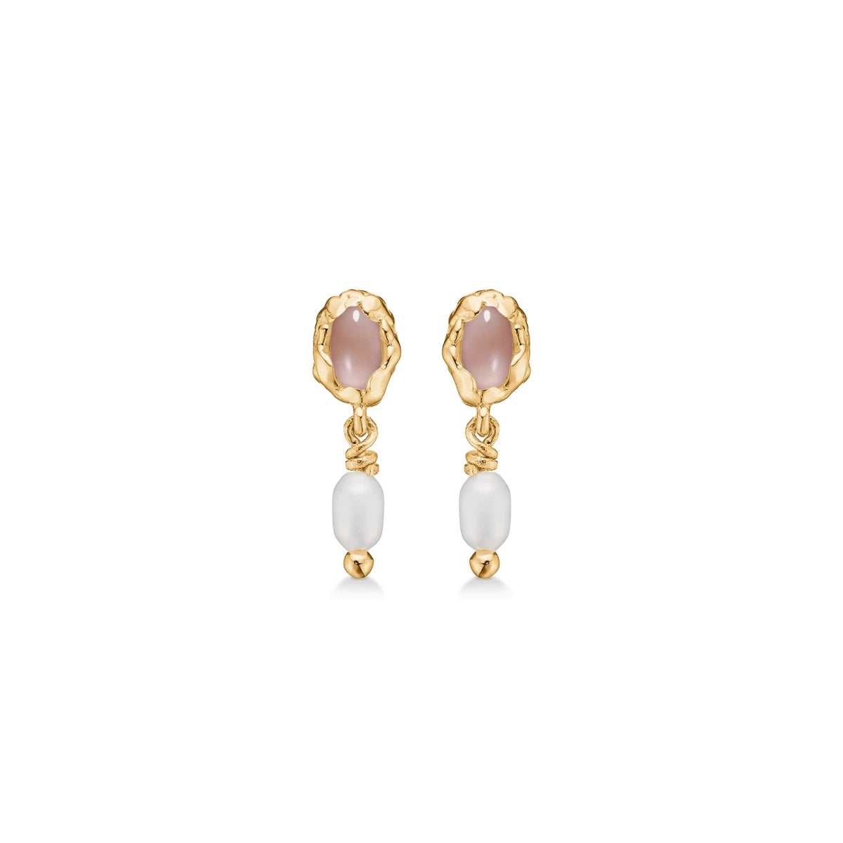 Shell Øreringe Forgyldt Sølv – fra Studio.Z | Dirks Jewellery