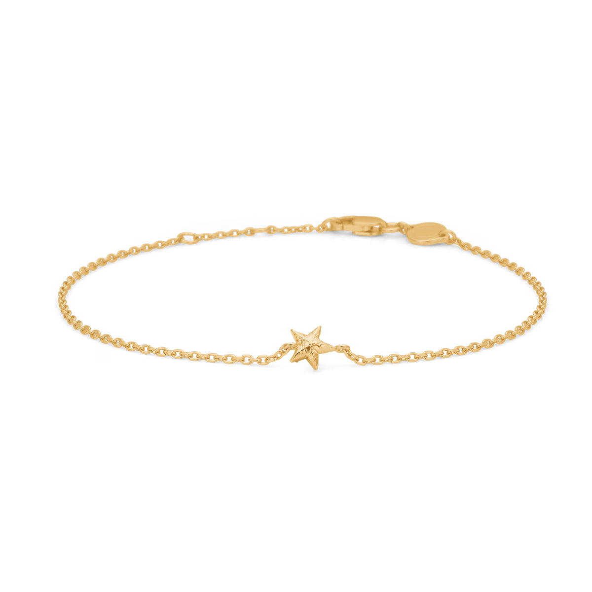Shiny Star Armbånd Forgyldt Sølv