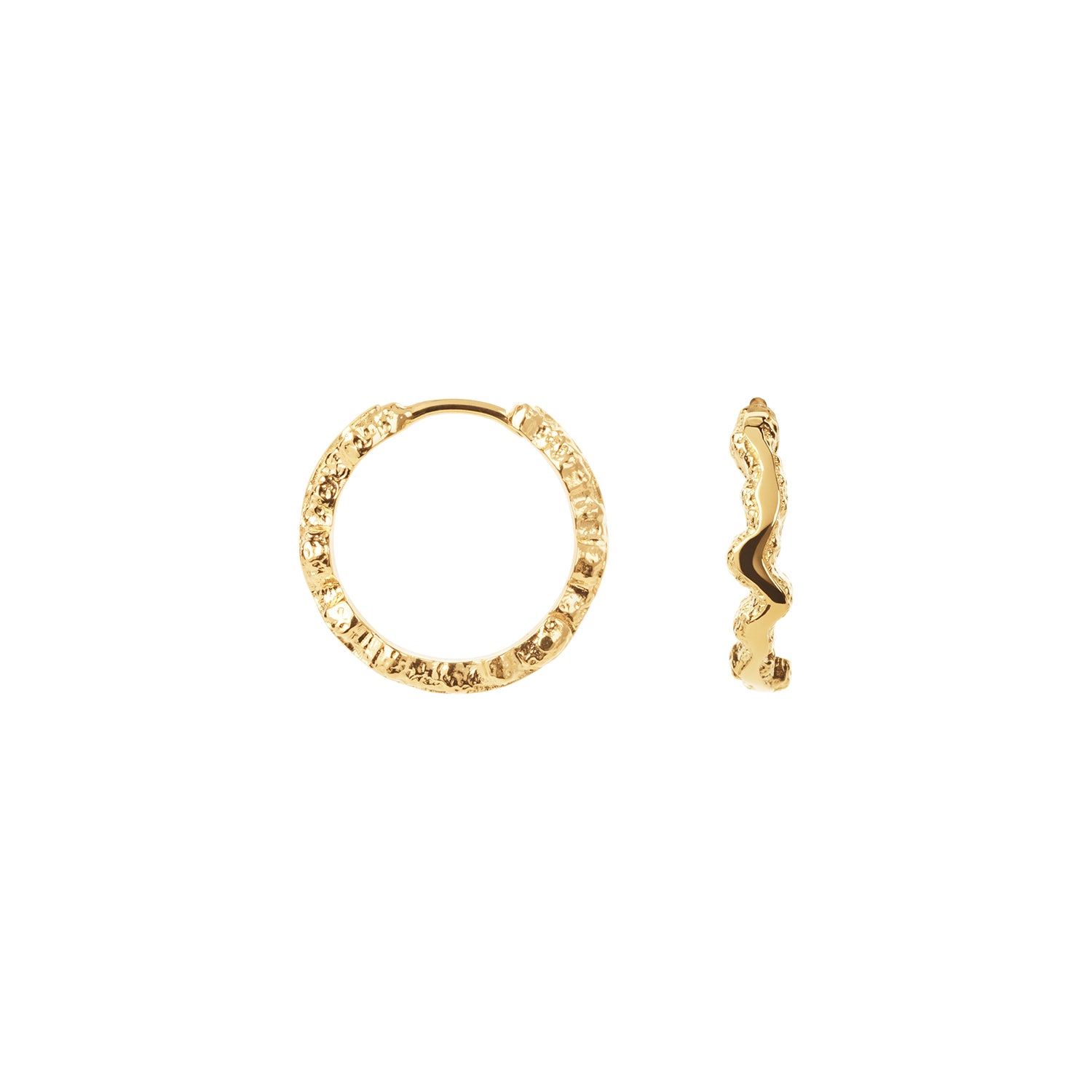 Small Shiny Sparkly Hoops – fra Camille Brinch | Dirks Jewellery