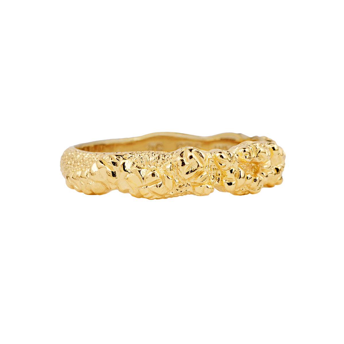 Stacking Crush Ring Forgyldt Sølv – fra Camille Brinch | Dirks Jewellery