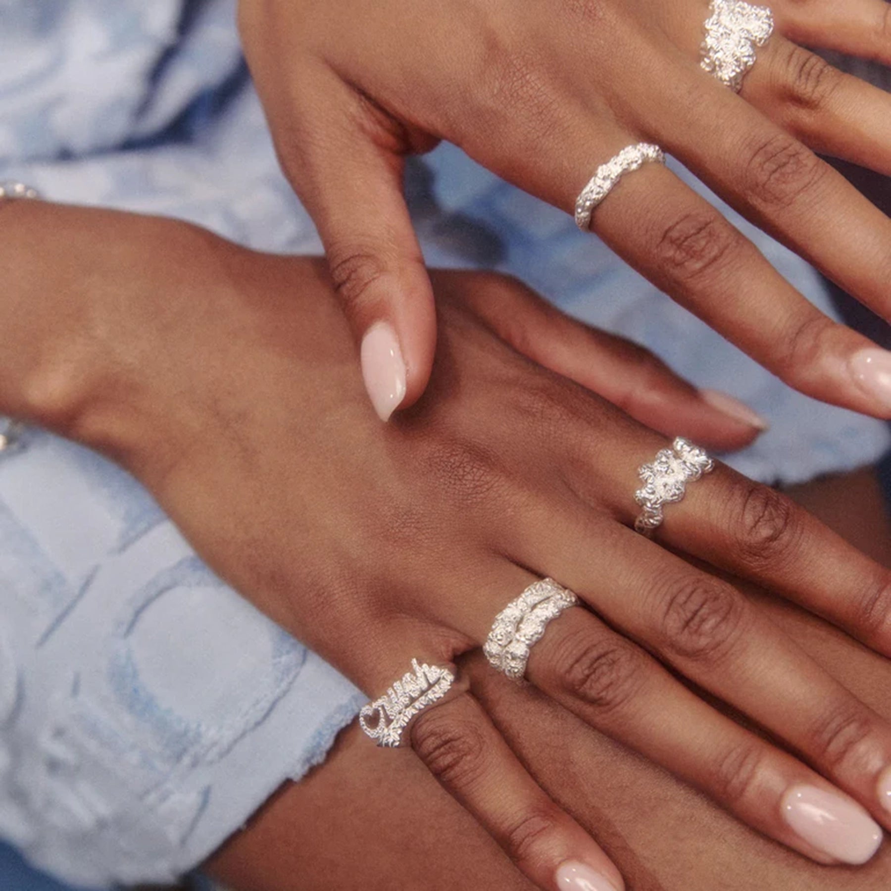 Stacking Crush Ring Sølv – fra Camille Brinch | Dirks Jewellery