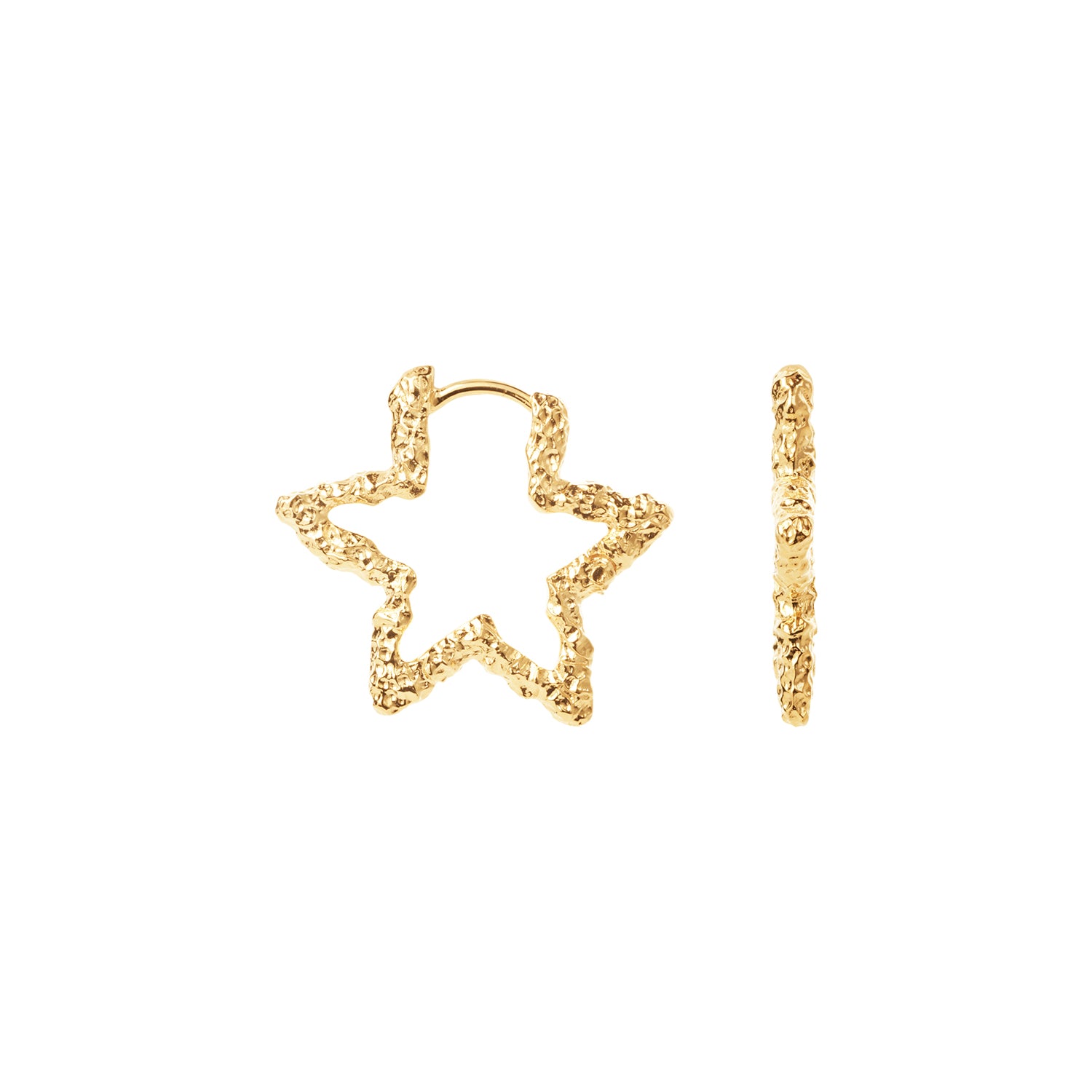 Star Sparkly Hoops – fra Camille Brinch | Dirks Jewellery