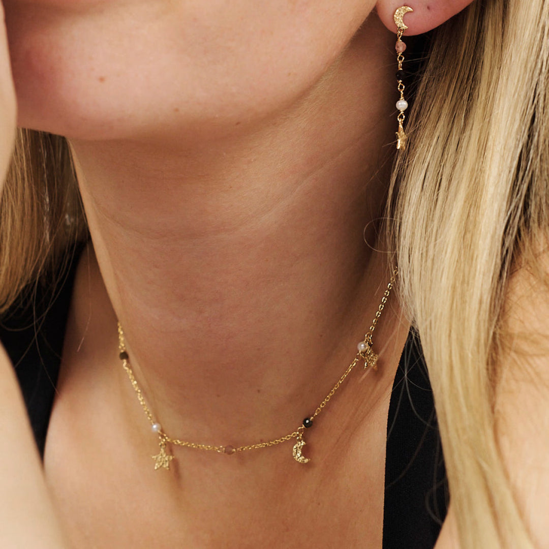 Starlight Halskæde Forgyldt Sølv