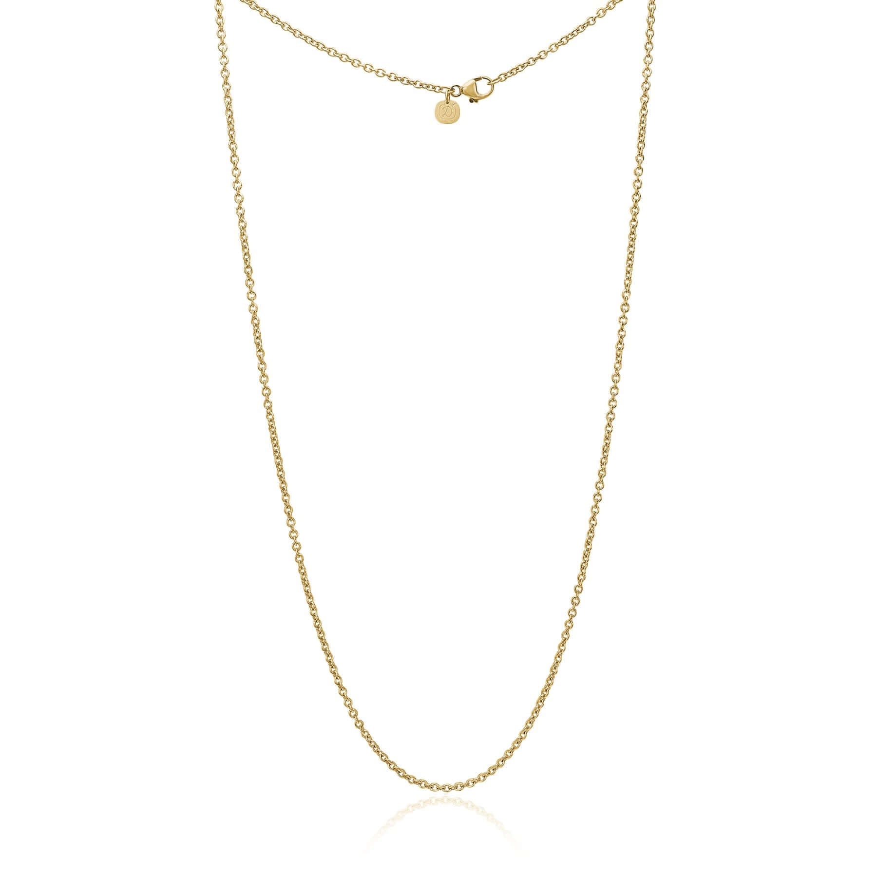 Stream 50 kæde 47 cm., 18K guld – Ægte håndværk fra Dirks Jewellery