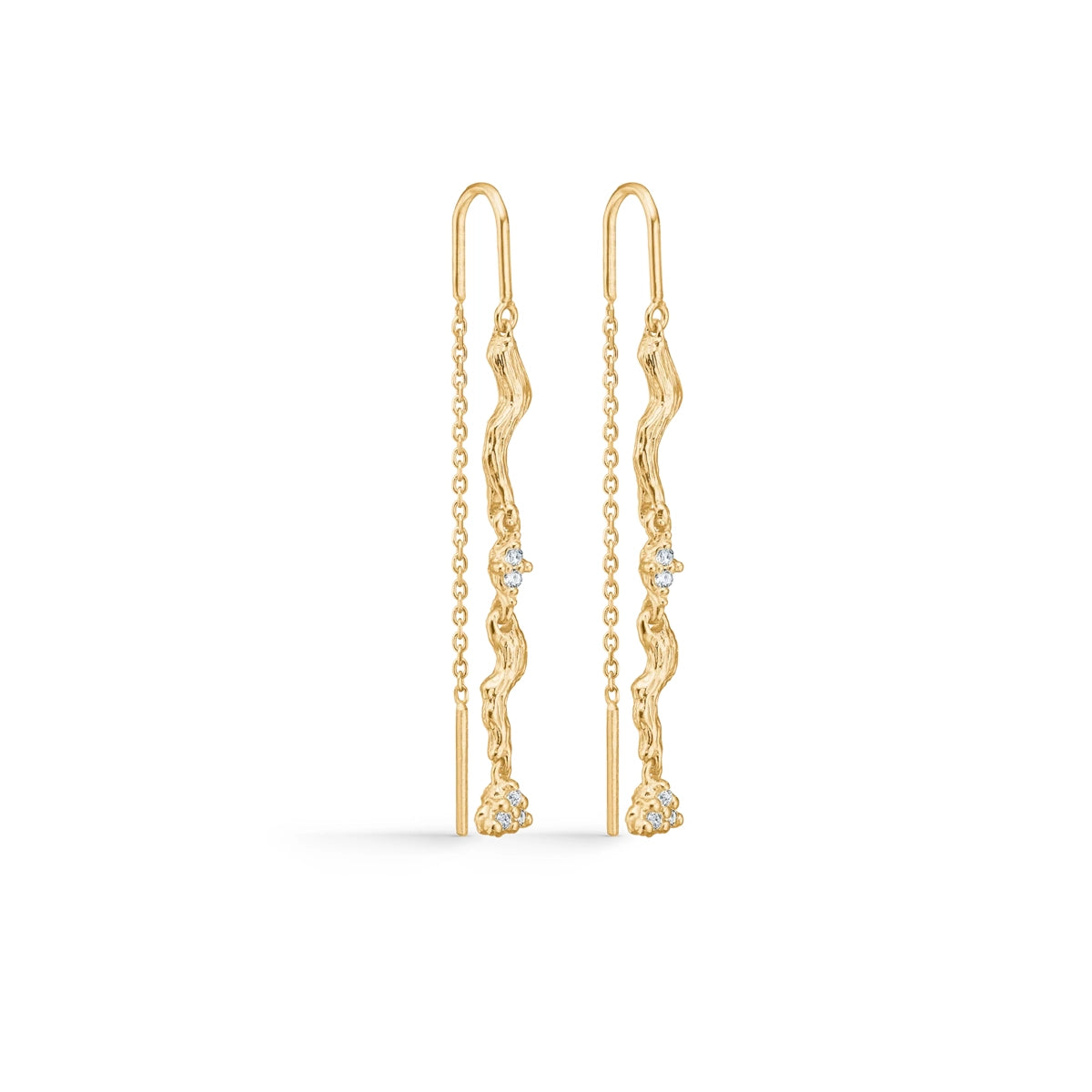 Tangled Ørehængere Forgyldt Sølv – fra Studio.Z | Dirks Jewellery