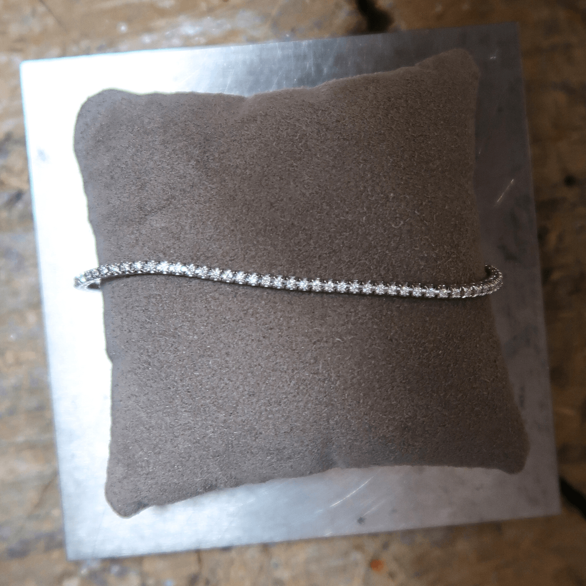 Tennisarmbånd 18K Hvidguld – Ægte håndværk fra Dirks Jewellery