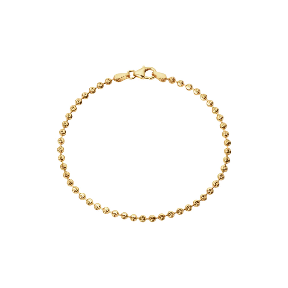 Textured Dots Bracelet Forgyldt Sølv