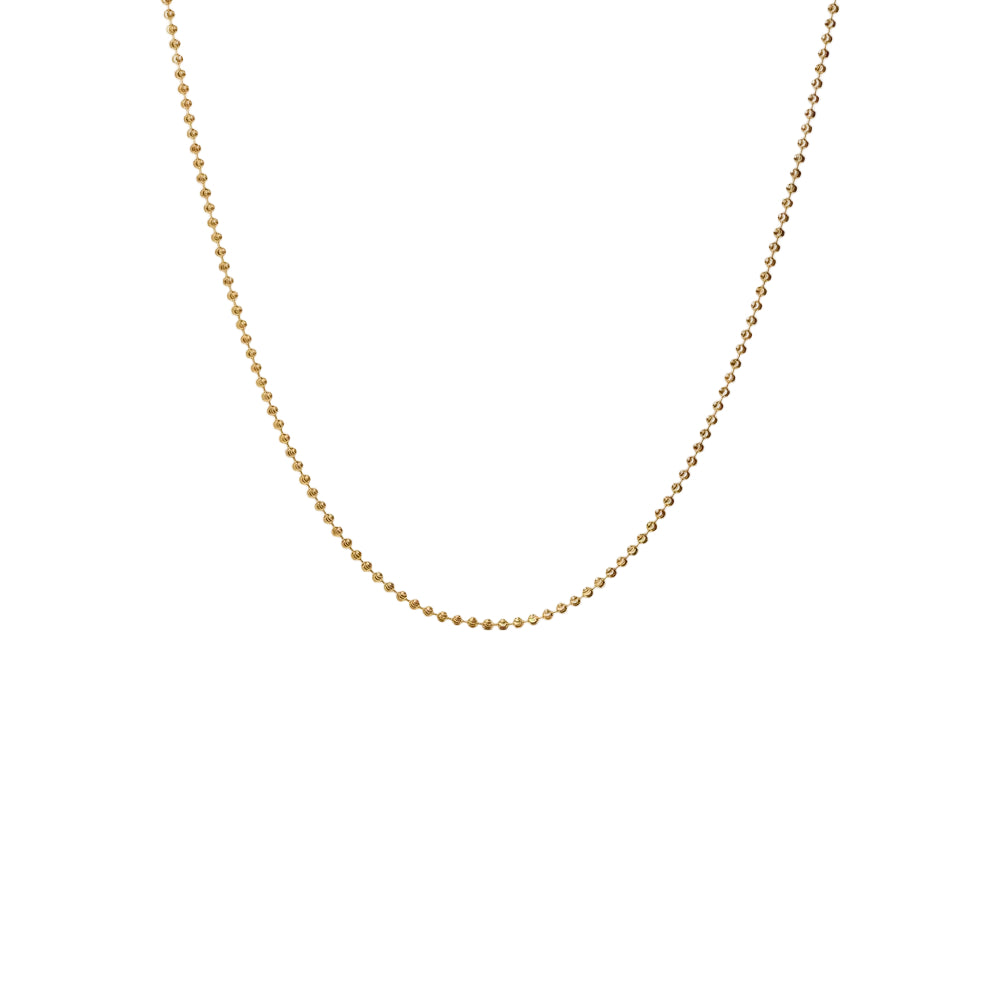 Textured Dots Necklace Forgyldt Sølv