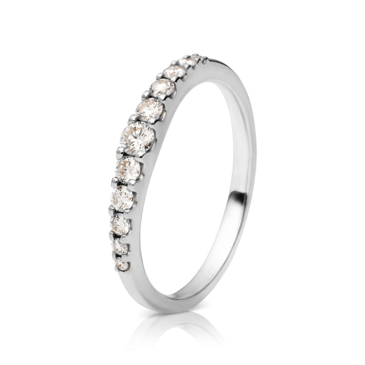 Universe Ring 14K Hvidguld – Ægte håndværk fra Dirks Jewellery