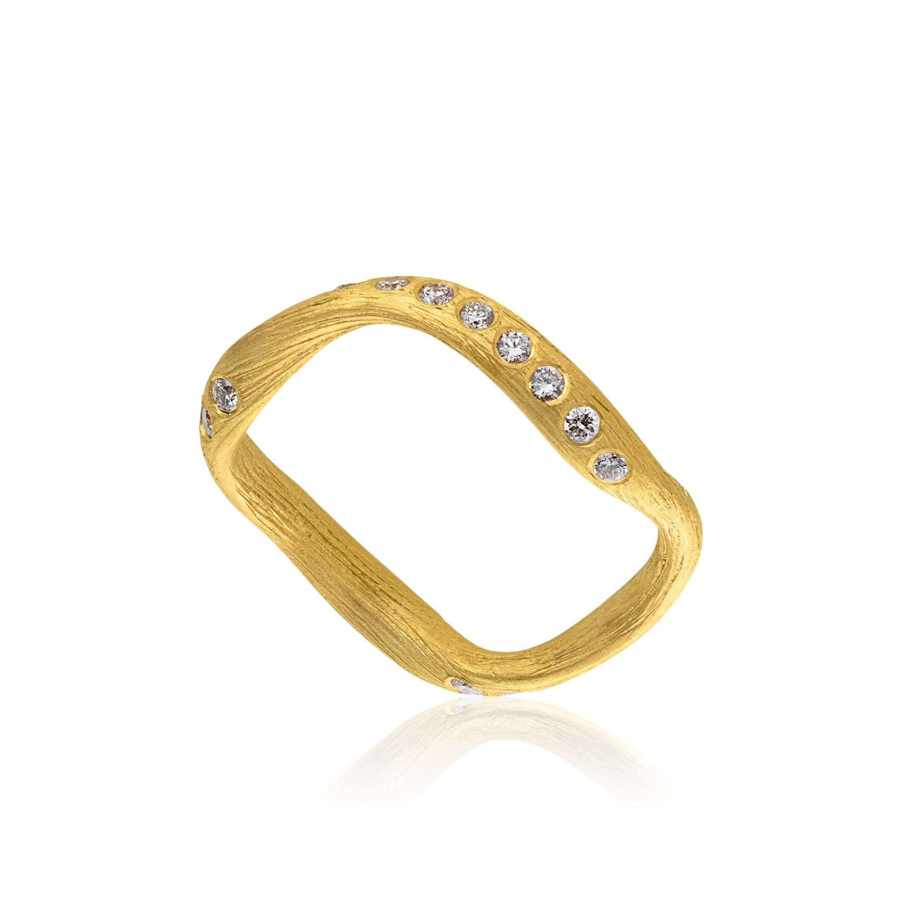 Vega Curl Diamond Ring, 18K Guld – fra Dulong | Dirks Jewellery