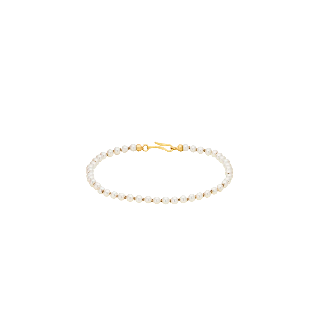 Vega Soul Armbånd 18K guld med ferskvandsperler