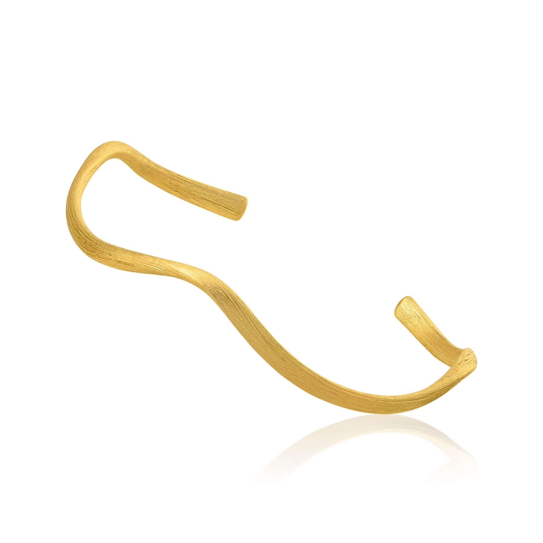 Vega Curl Armring, 18K guld – Ægte håndværk fra Dirks Jewellery