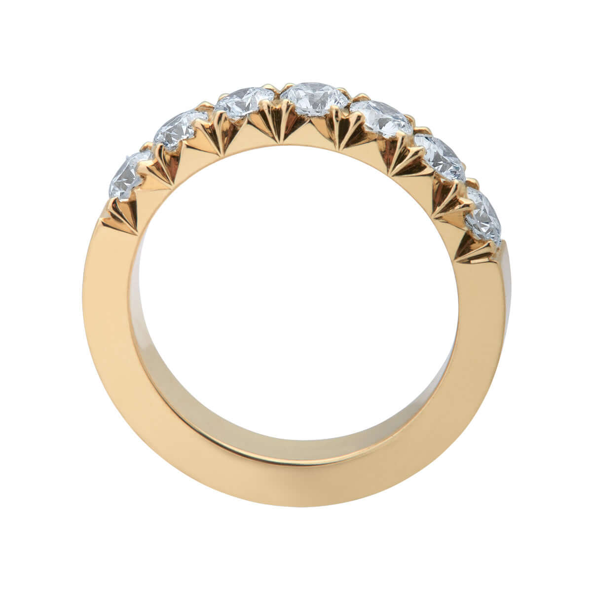 Ariel, alliancering 14K guld m. 1,05ct brill – Ægte håndværk fra Dirks Jewellery