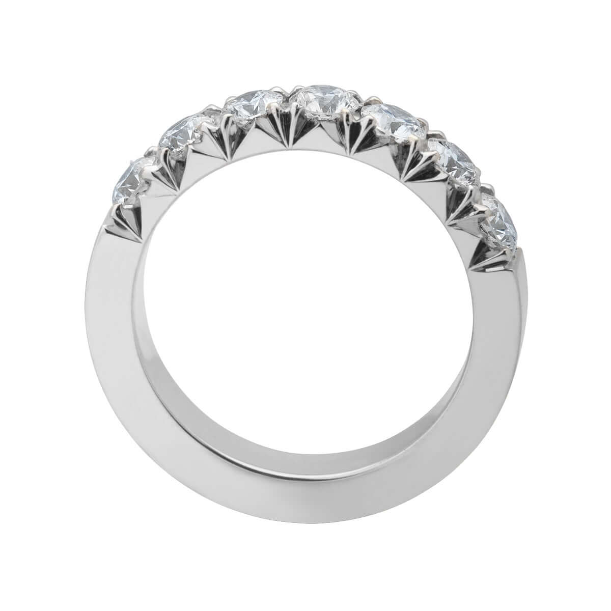 Ariel, alliancering 14K hvidguld m. 1,05ct brill – Ægte håndværk fra Dirks Jewellery