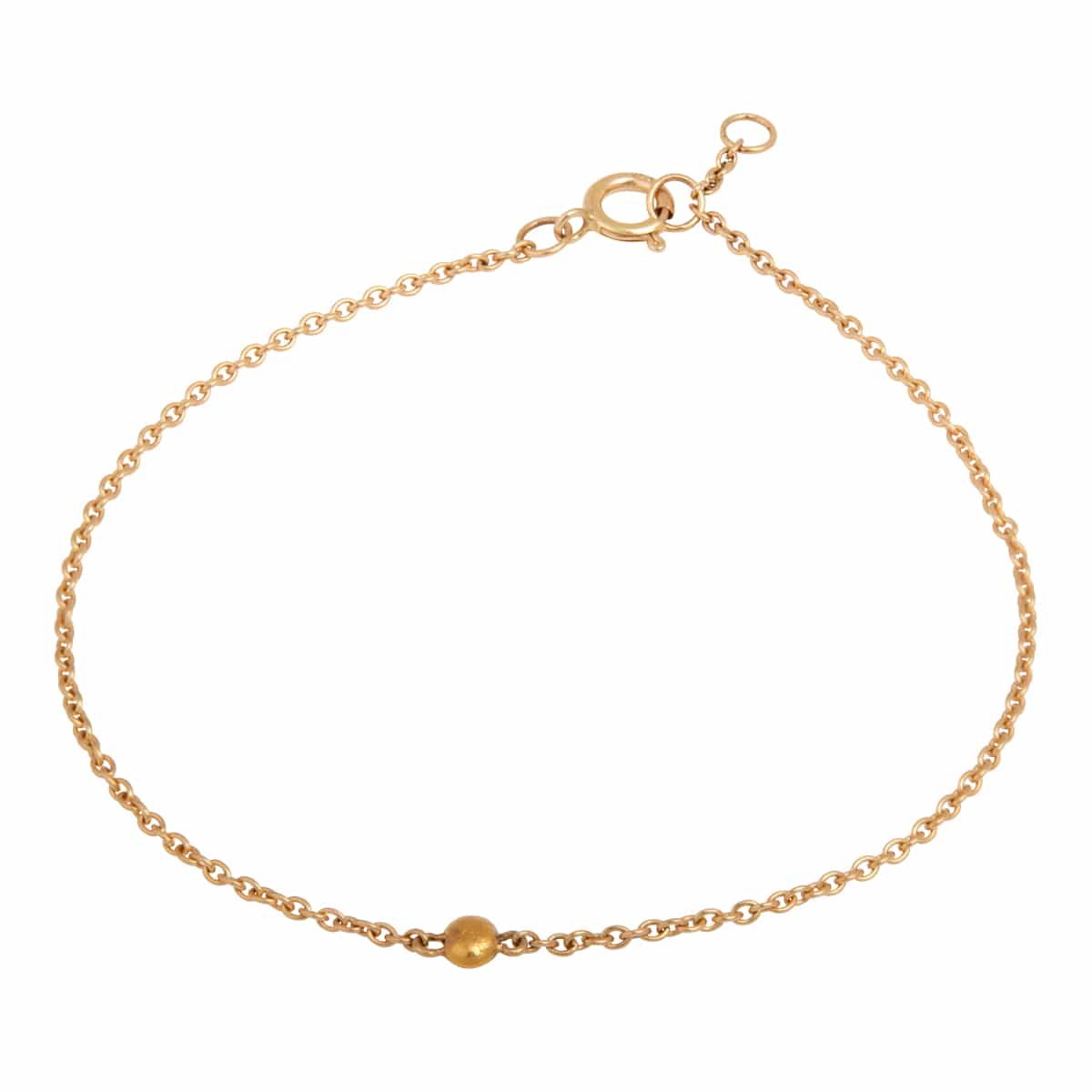 Armlænke, 14K guld med finguld nugget – fra Dirks Jewellery | Dirks Jewellery