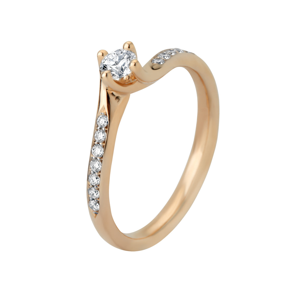 Bellatrix, 14K guldring m. brillanter – fra Dirks Jewellery | Dirks Jewellery
