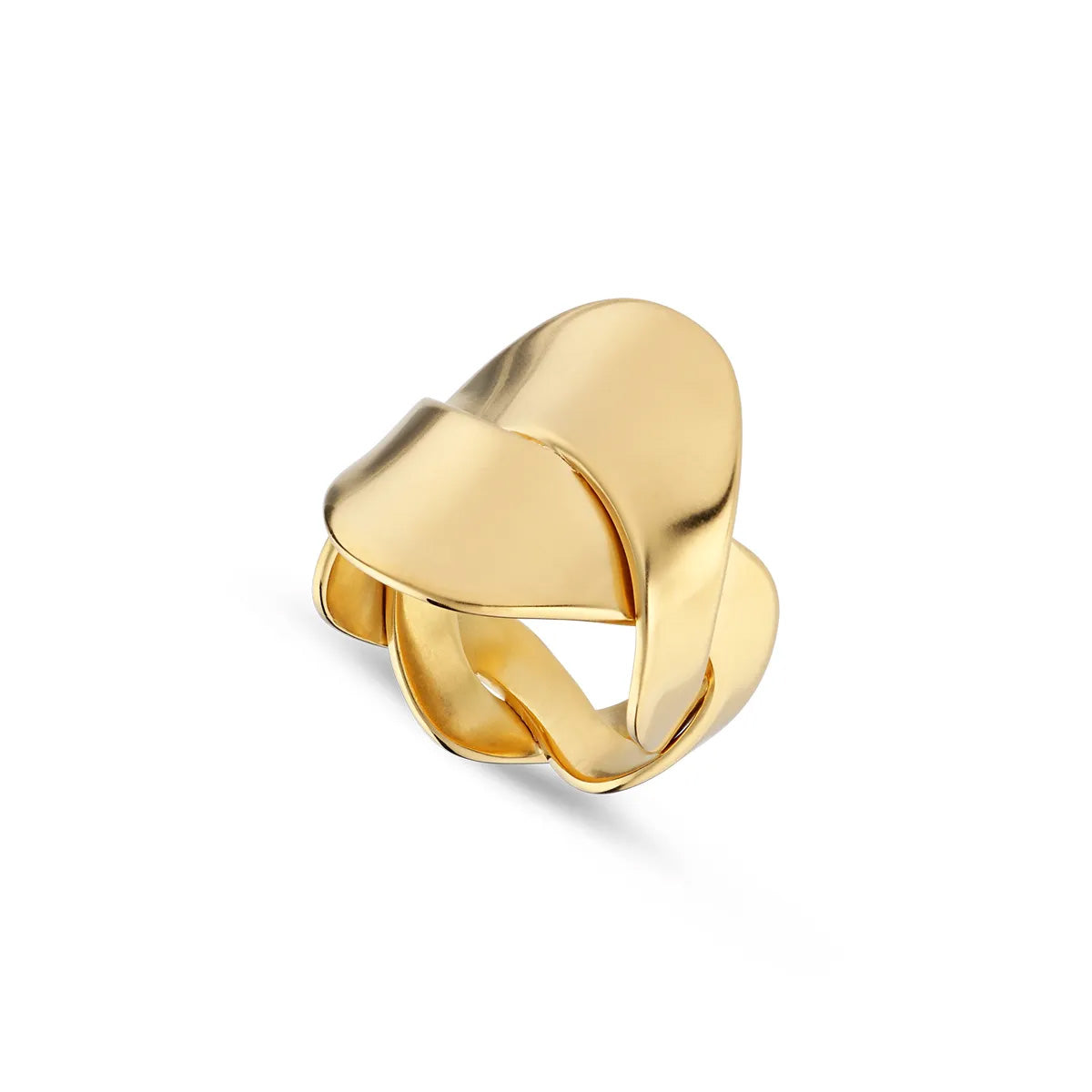 Big Wavy ring forgyldt sølv – fra Jane Kønig | Dirks Jewellery