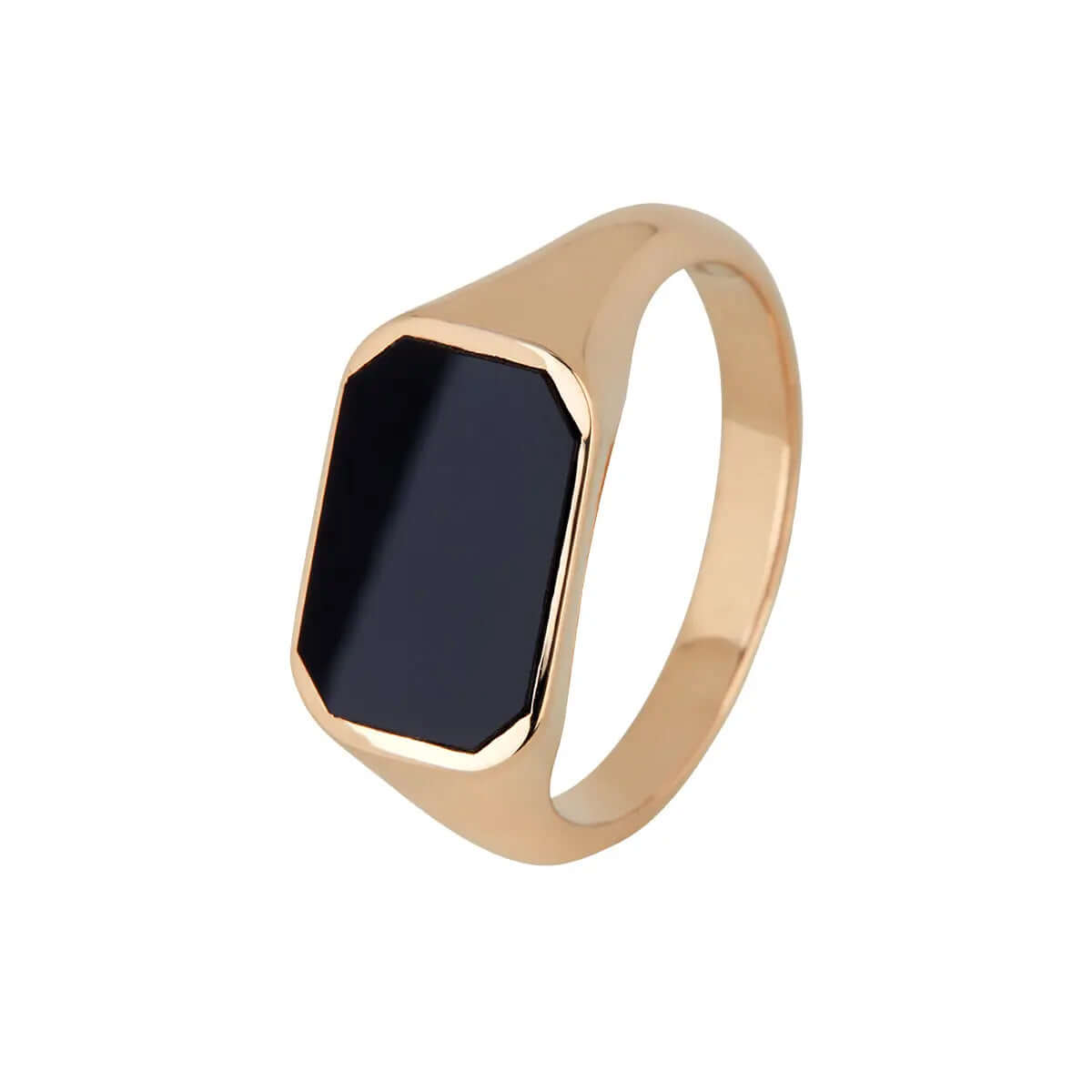 Black Signet Ring 14K Guld – Ægte håndværk fra Dirks Jewellery