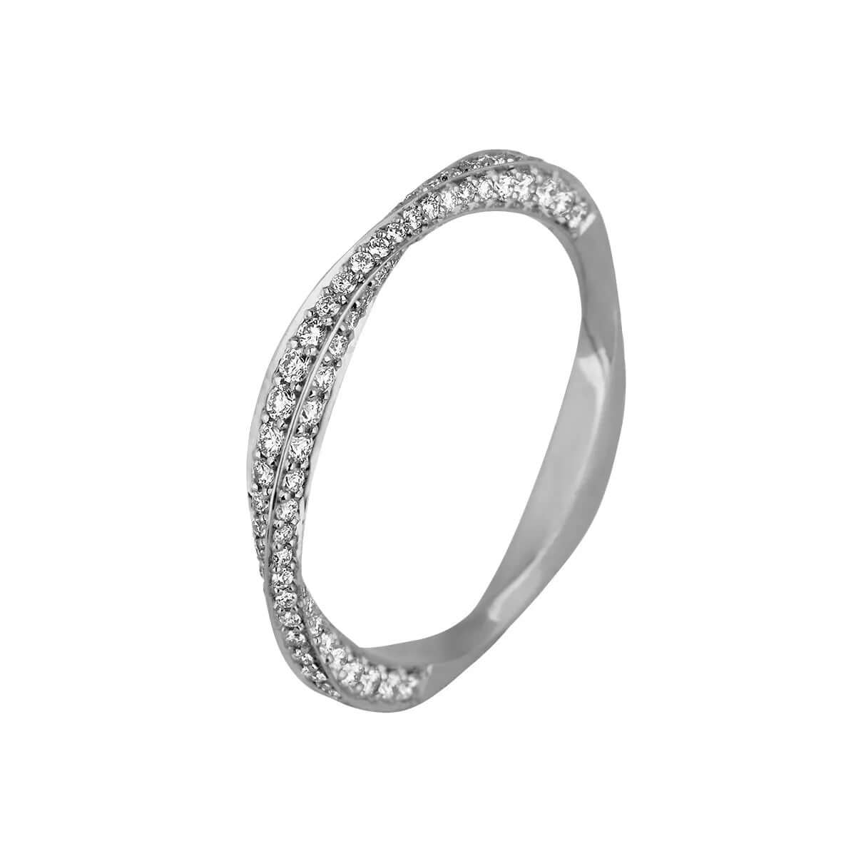 Brilliance damering, 18K hvidguld m. brillanter – Ægte håndværk fra Dirks Jewellery