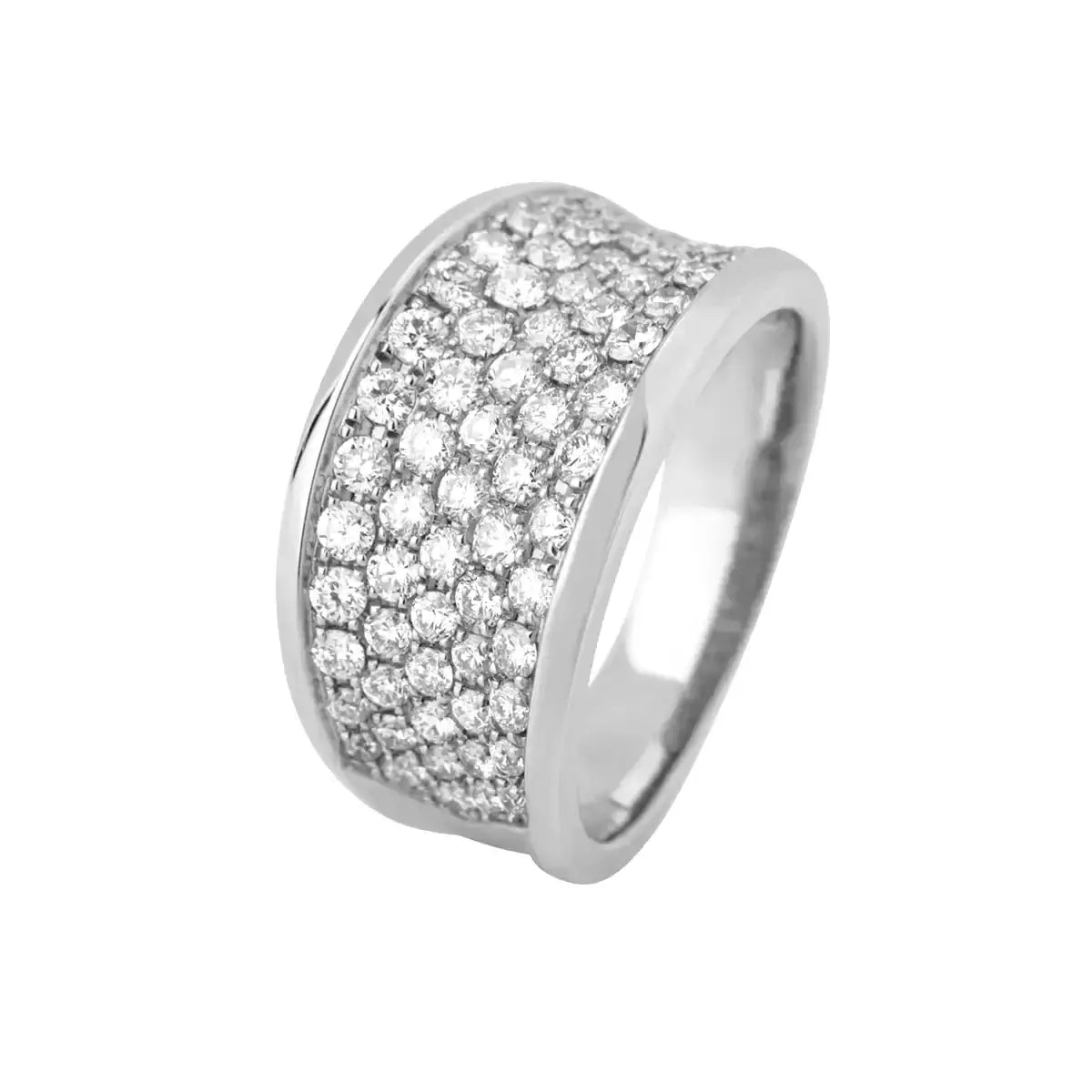 Broadway, Medium 14K hvgguld – Ægte håndværk fra Dirks Jewellery