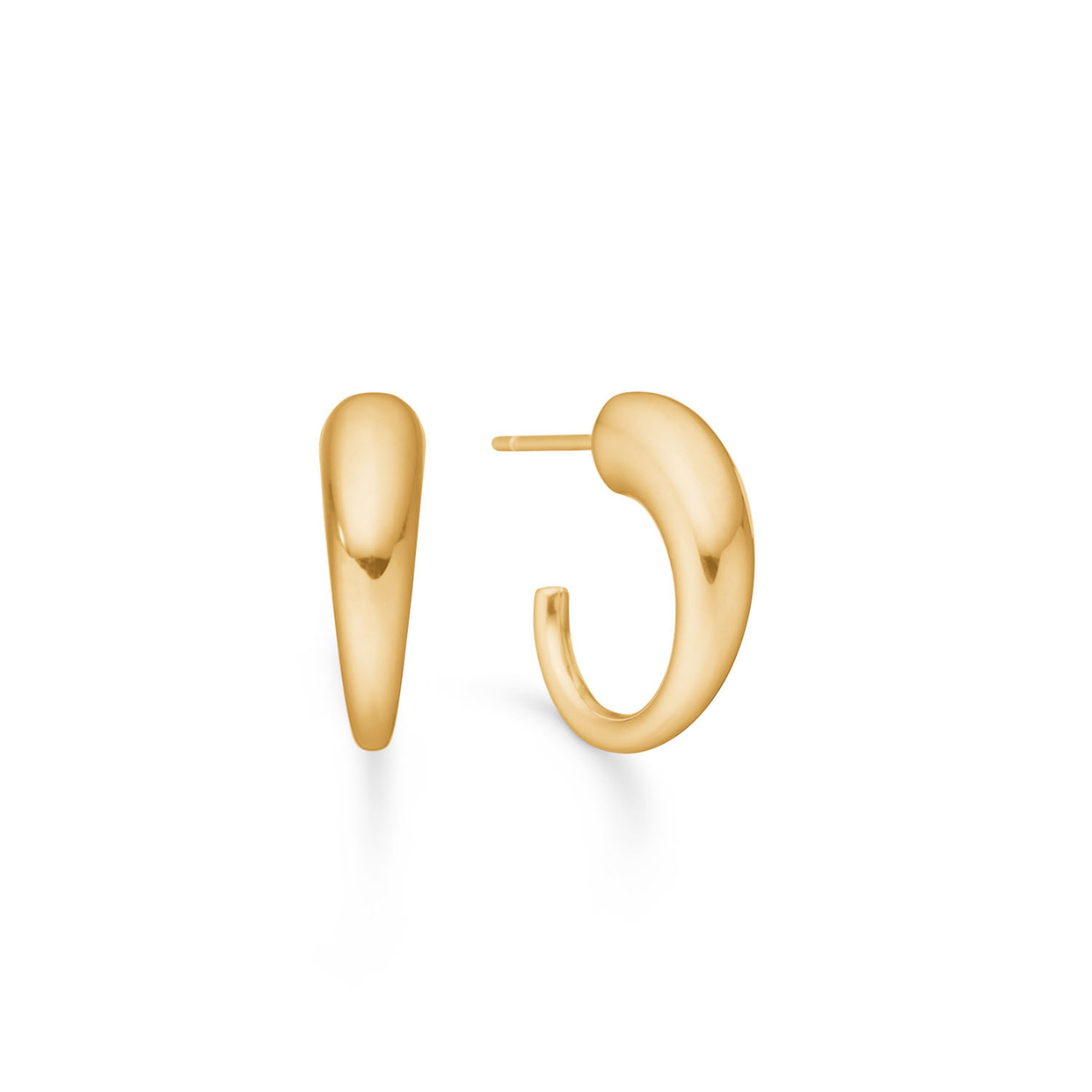 Chunky Hoops 14K Guld