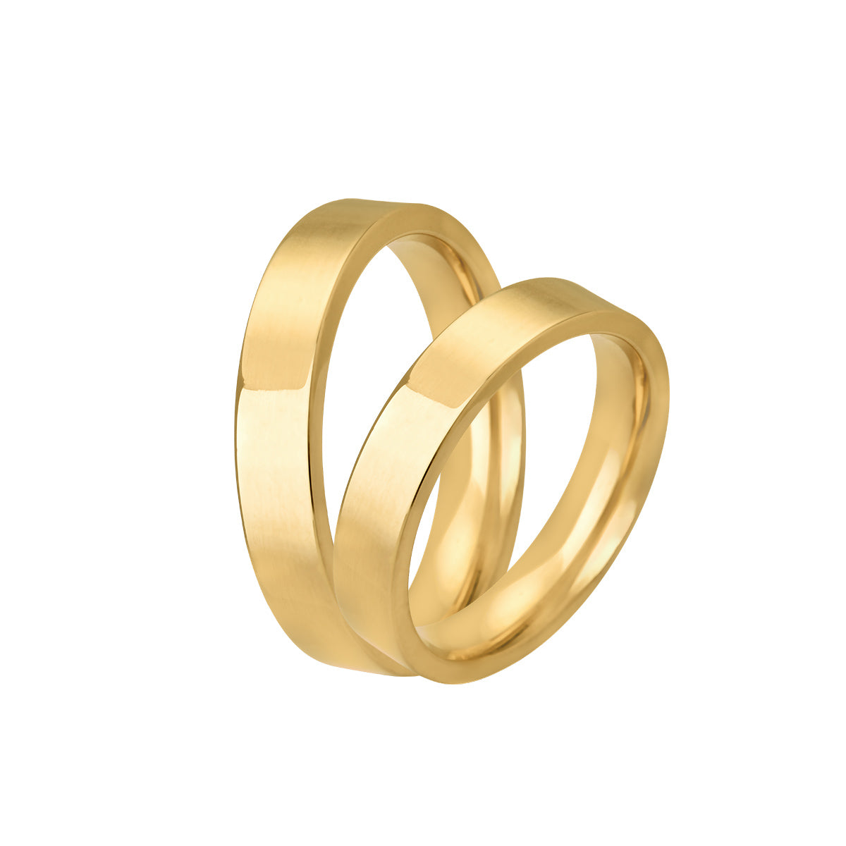 Dirks Classic Square, 14K guld, 4,5 mm dame – fra Dirks Jewellery | Dirks Jewellery