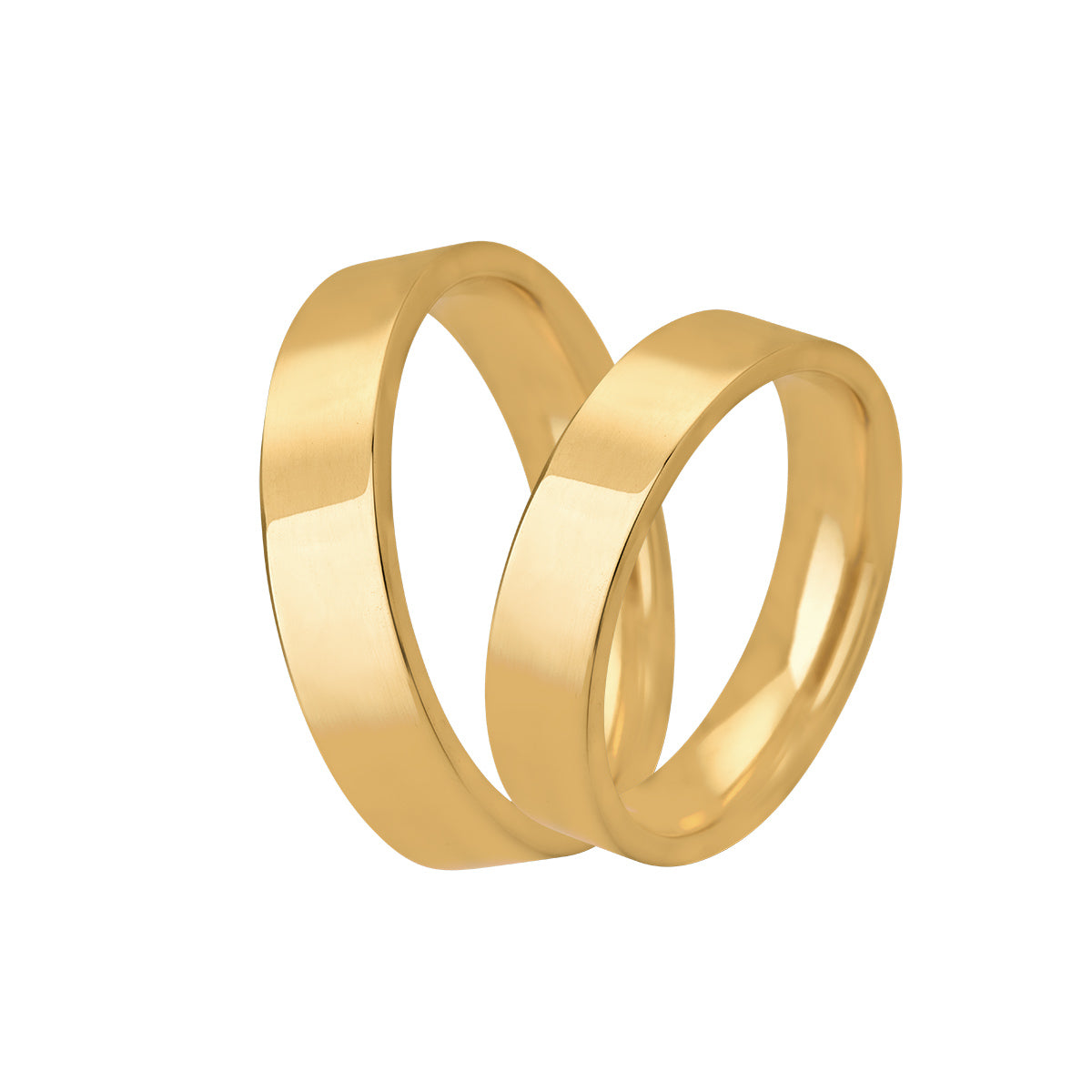 Dirks Classic Square, 14K guld, 5 mm herre – fra Dirks Jewellery | Dirks Jewellery
