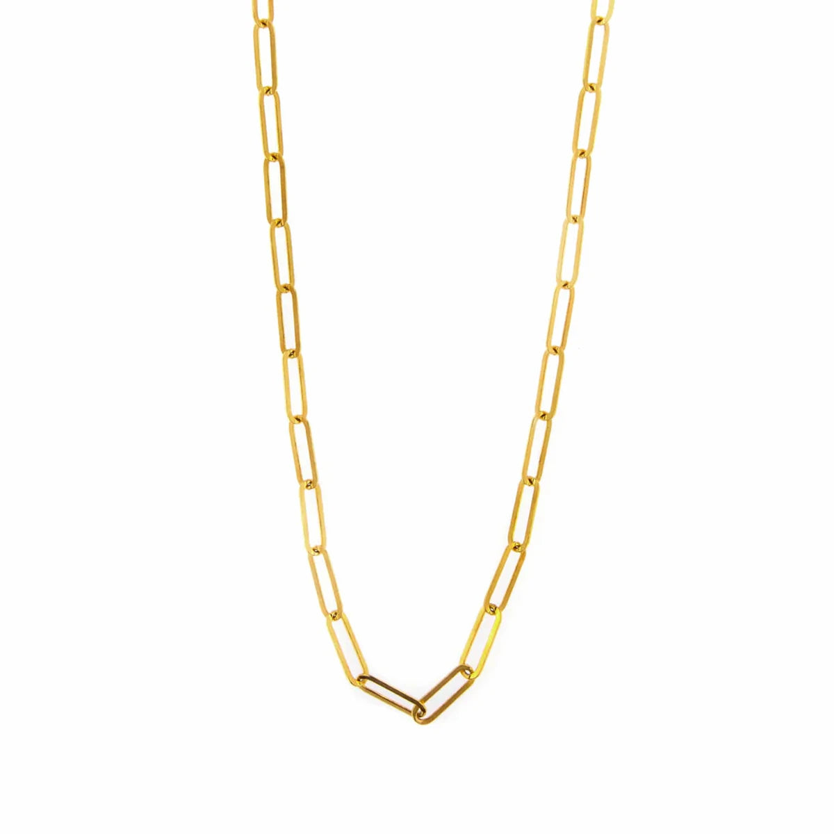 Clips halskæde, forgyldt – fra Mesh | Dirks Jewellery