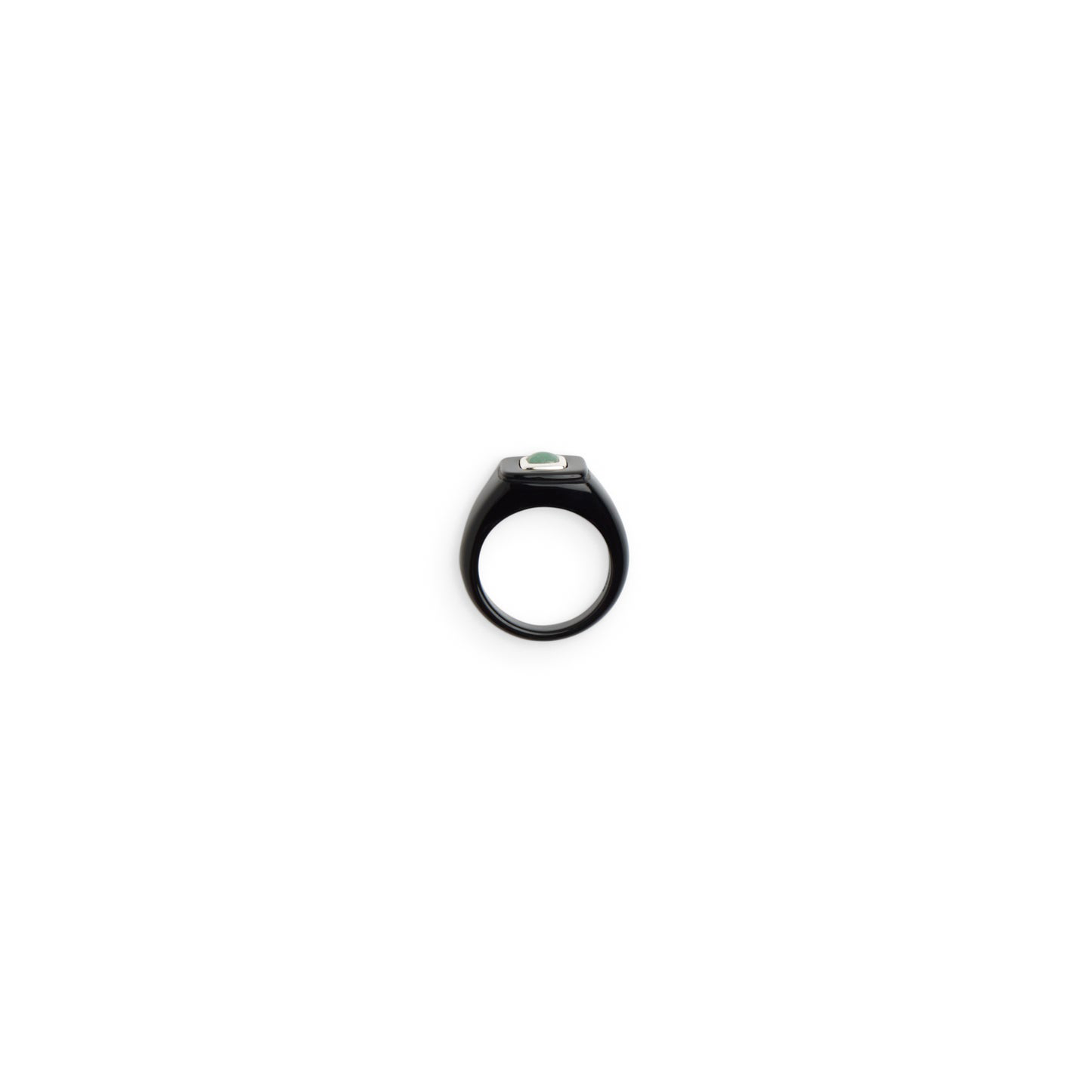 Dagny Signet Ring Onyx Aventurine
