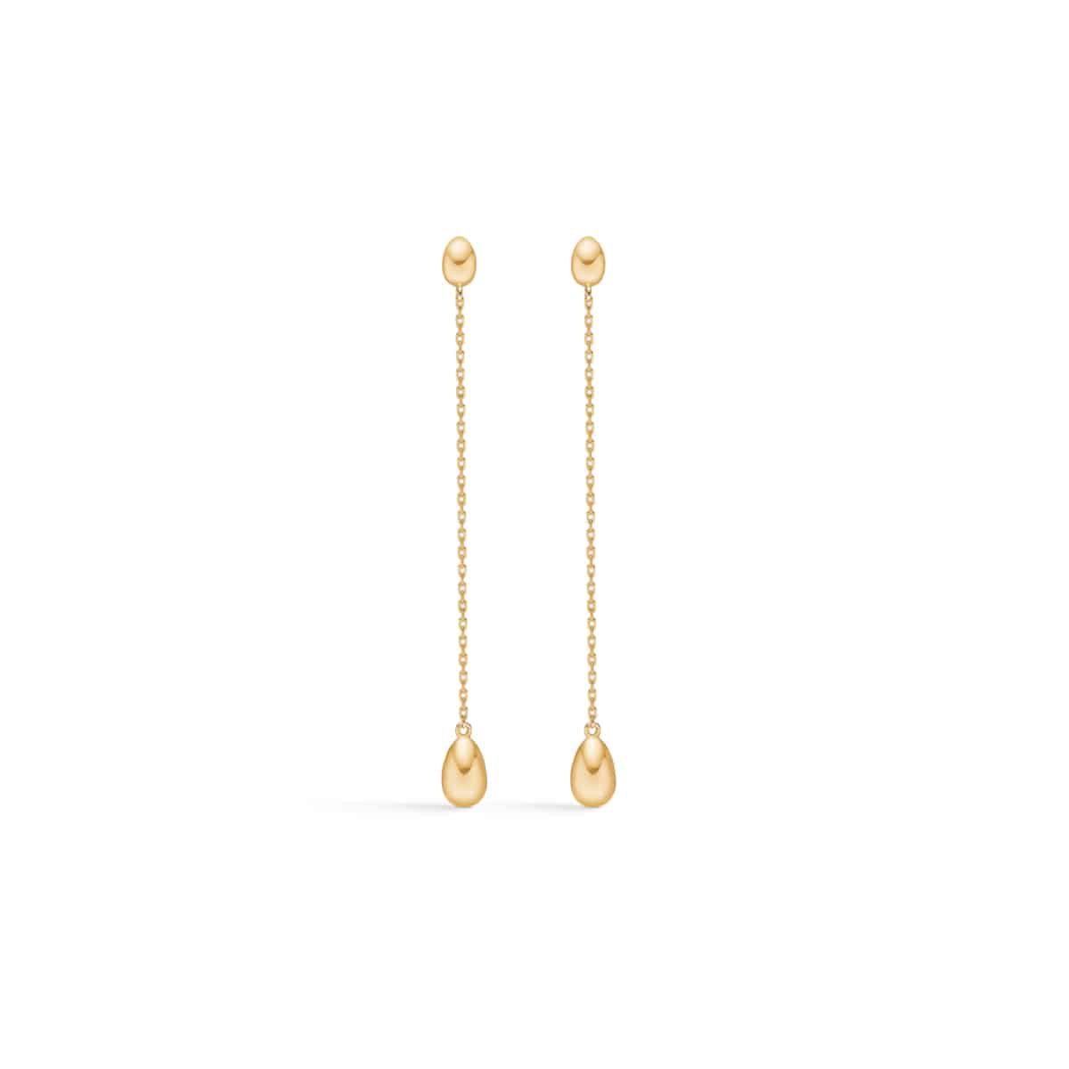 Dangling Ellipse 14k guld ørestik – fra Mads.Z | Dirks Jewellery
