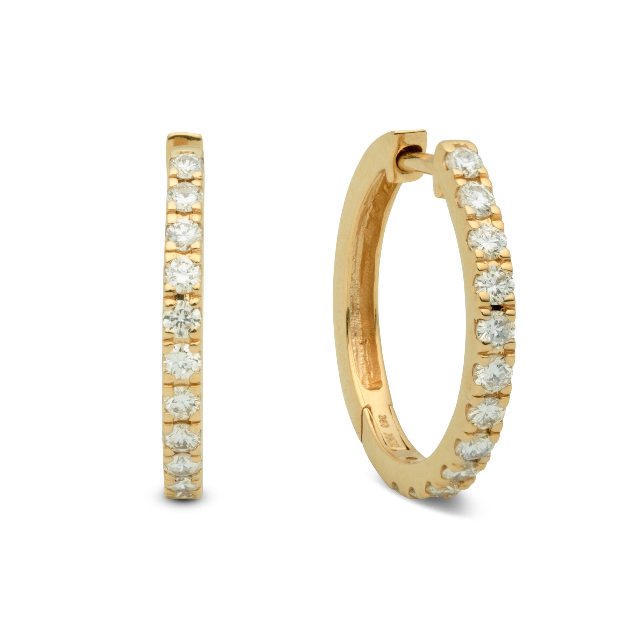 Diana Hoops, 14K guld – Hoop Earrings fra Dirks Jewellery | Dirks Jewellery