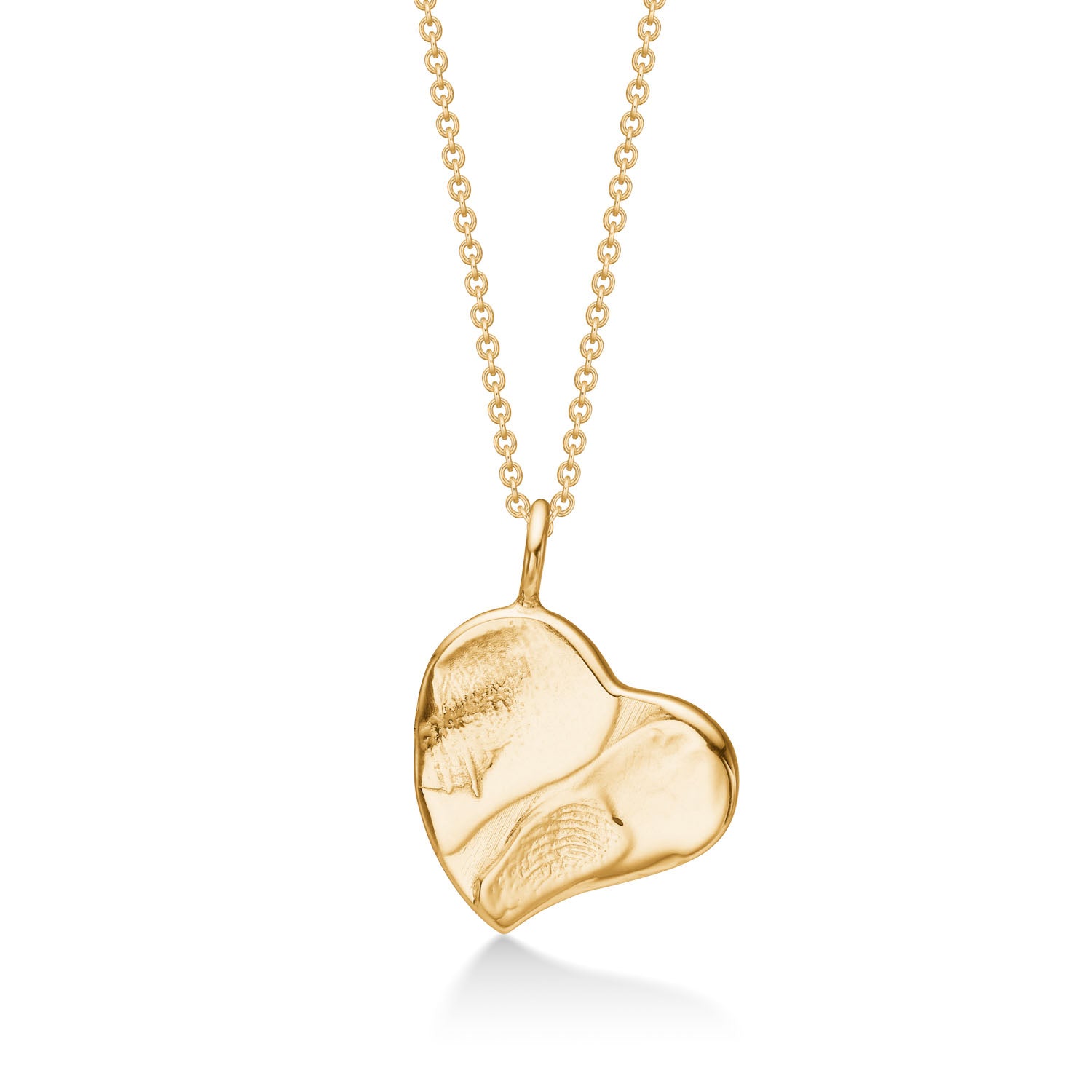 Heart-Touch, 14K guldvedhæng m. fingeraftryk – fra Dirks Jewellery | Dirks Jewellery