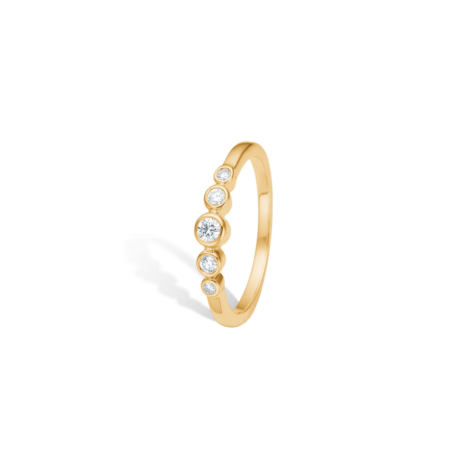 Siblings, 14K guldring m. brillanter – fra Dirks Jewellery | Dirks Jewellery