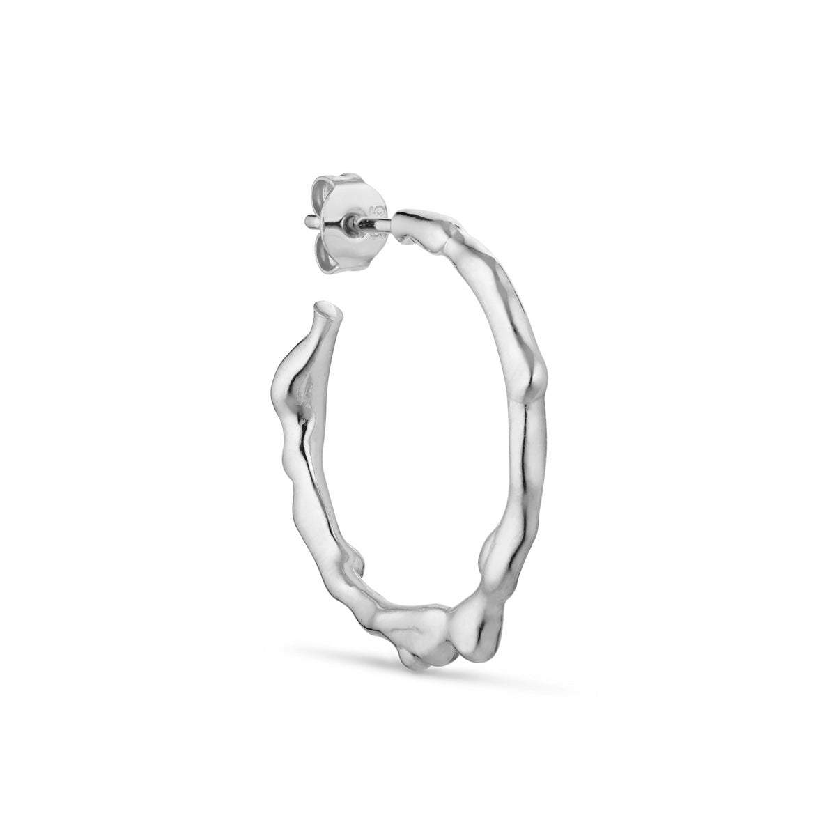 Drippy Hoop sølv – Hoop Earrings fra Jane Kønig | Dirks Jewellery