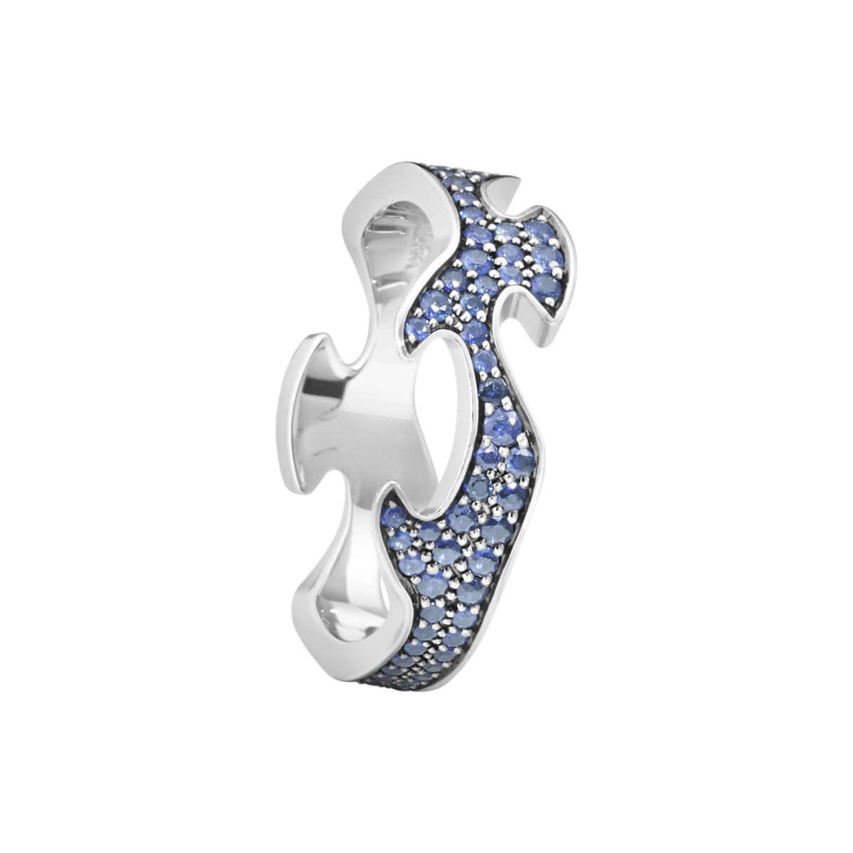 Fusion wg midter ring m pavé – Ægte håndværk fra Dirks Jewellery