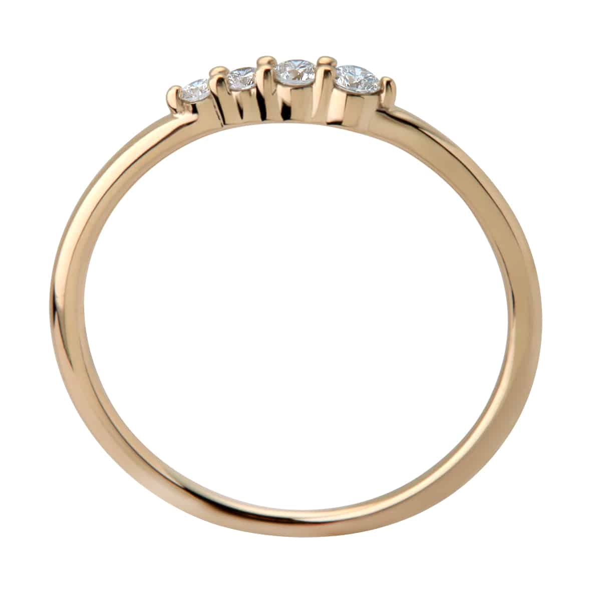 Halley, 14K guldring m. brillanter – fra Dirks Jewellery | Dirks Jewellery