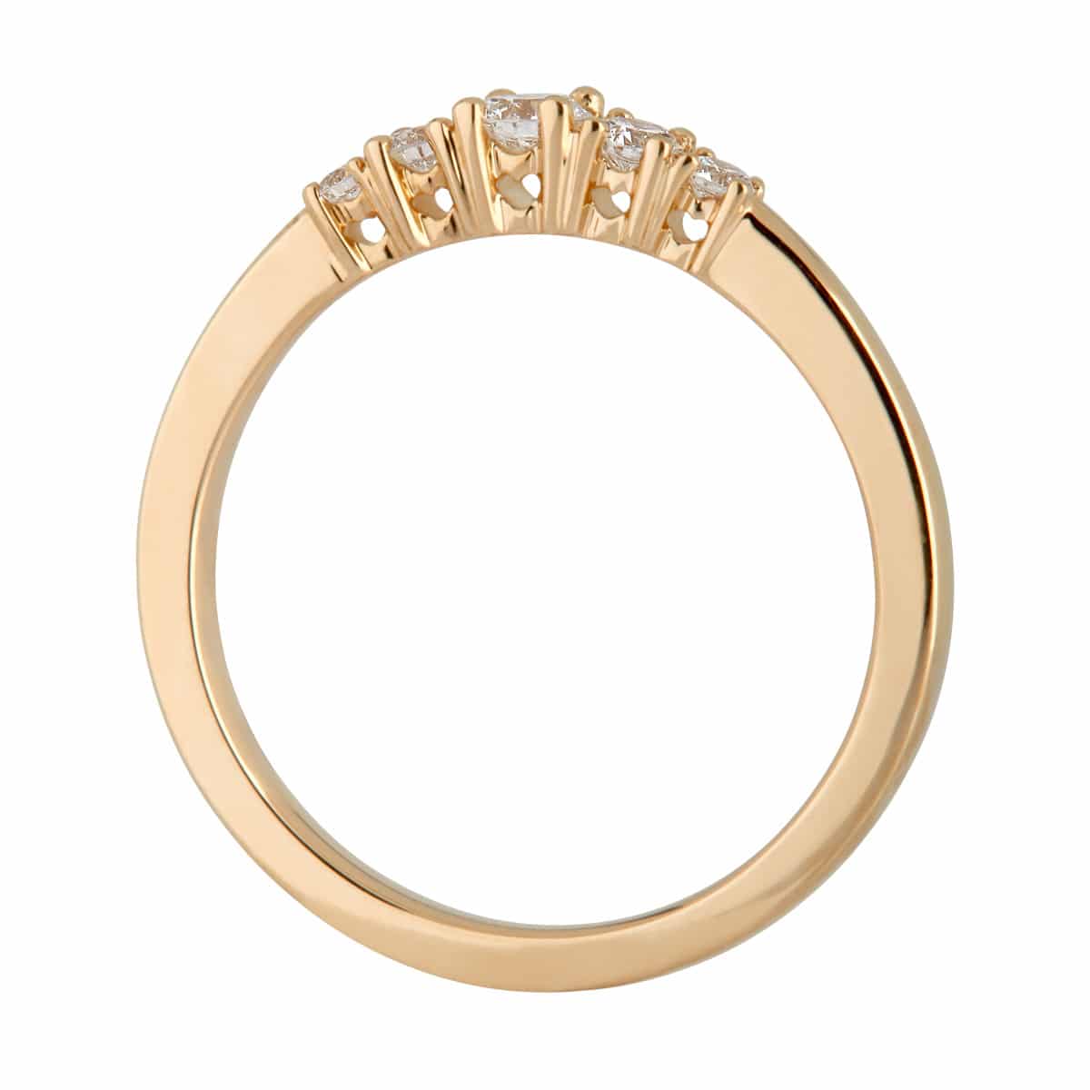 Heart Quintet, 18K guld m. brillanter. – No discount fra Dirks Jewellery | Dirks Jewellery