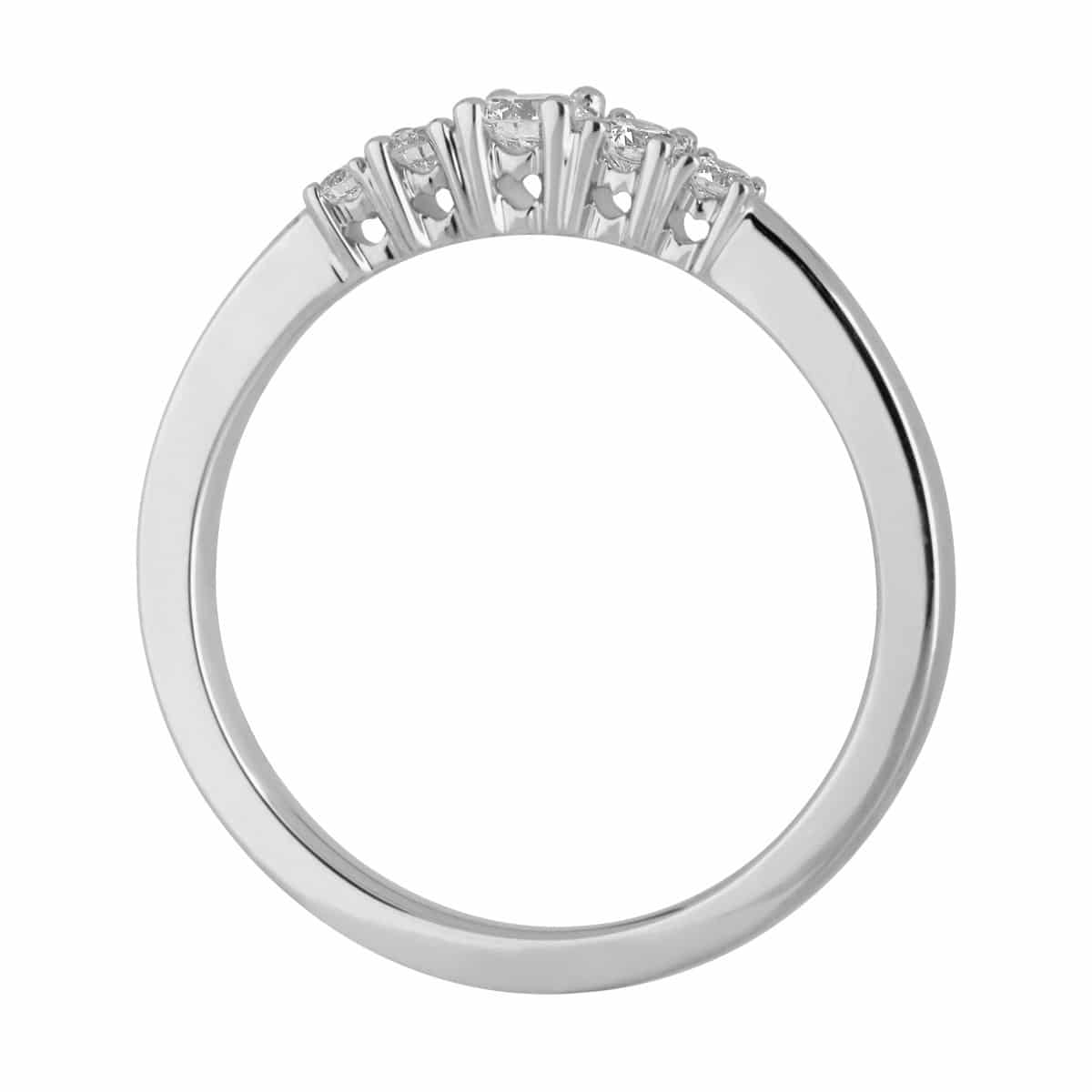 Heart Quintet, 18K hvidguld m. brillanter. – No discount fra Dirks Jewellery | Dirks Jewellery