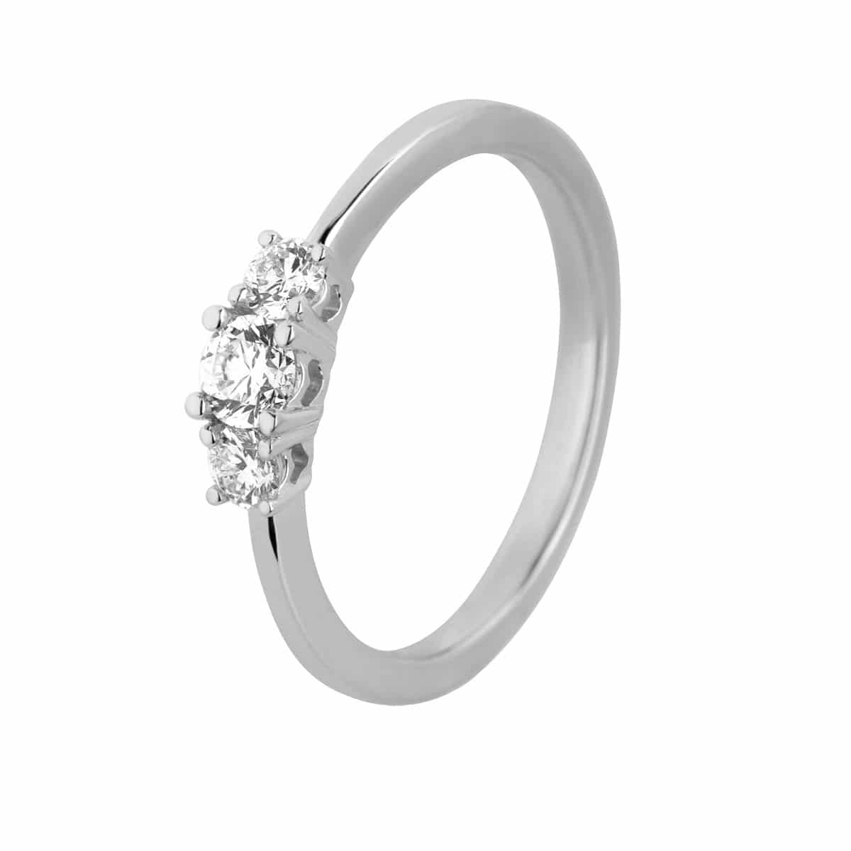 Heart Trilogi, 18K hvidguld m. brillanter. – No discount fra Dirks Jewellery | Dirks Jewellery