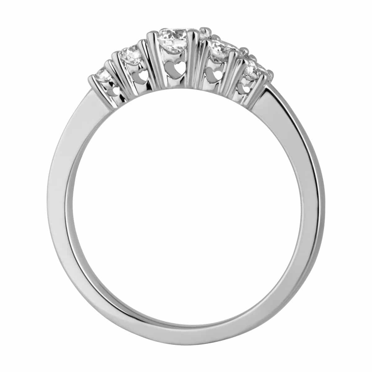 Heart Quintet, 18K hvidguld m. brillanter – No discount fra Dirks Jewellery | Dirks Jewellery