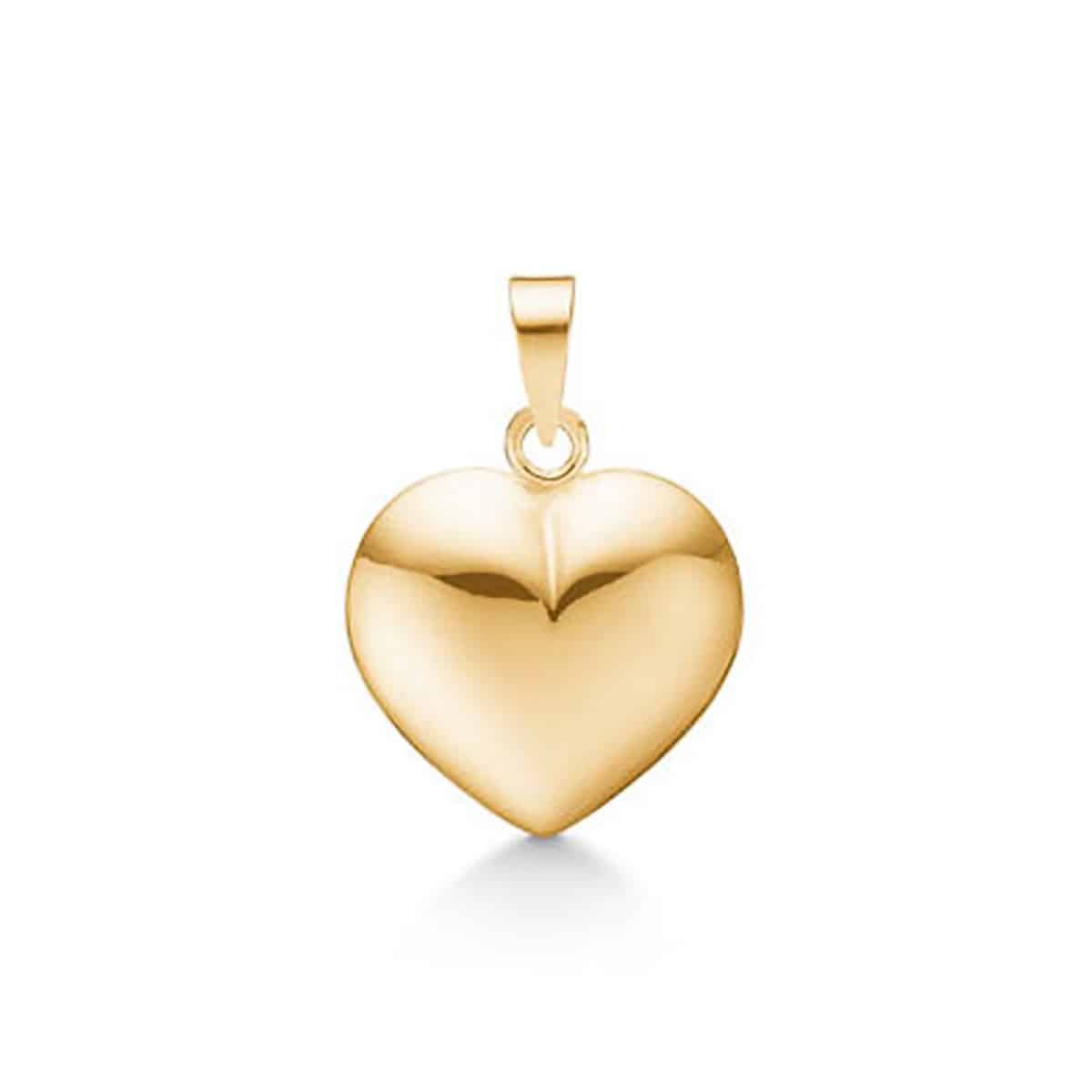 Hjerte stor 13mm, 8K – fra Mads.Z | Dirks Jewellery